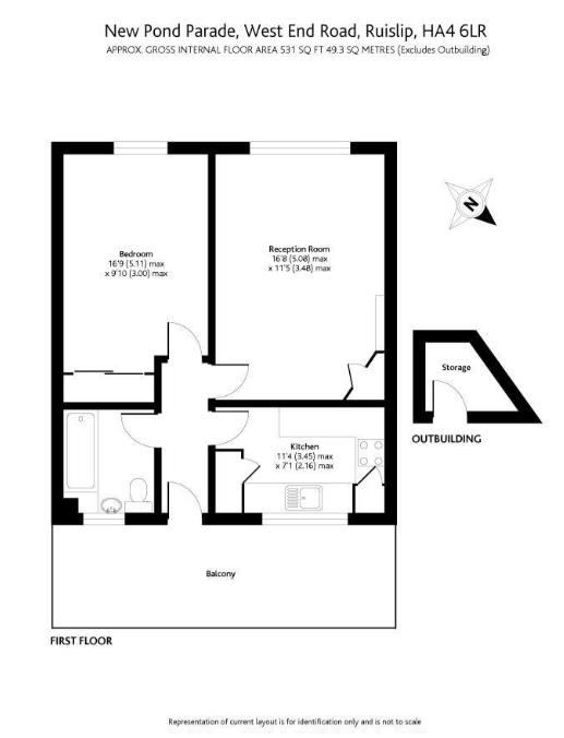 New Pond Parade, Ruislip floorplan
