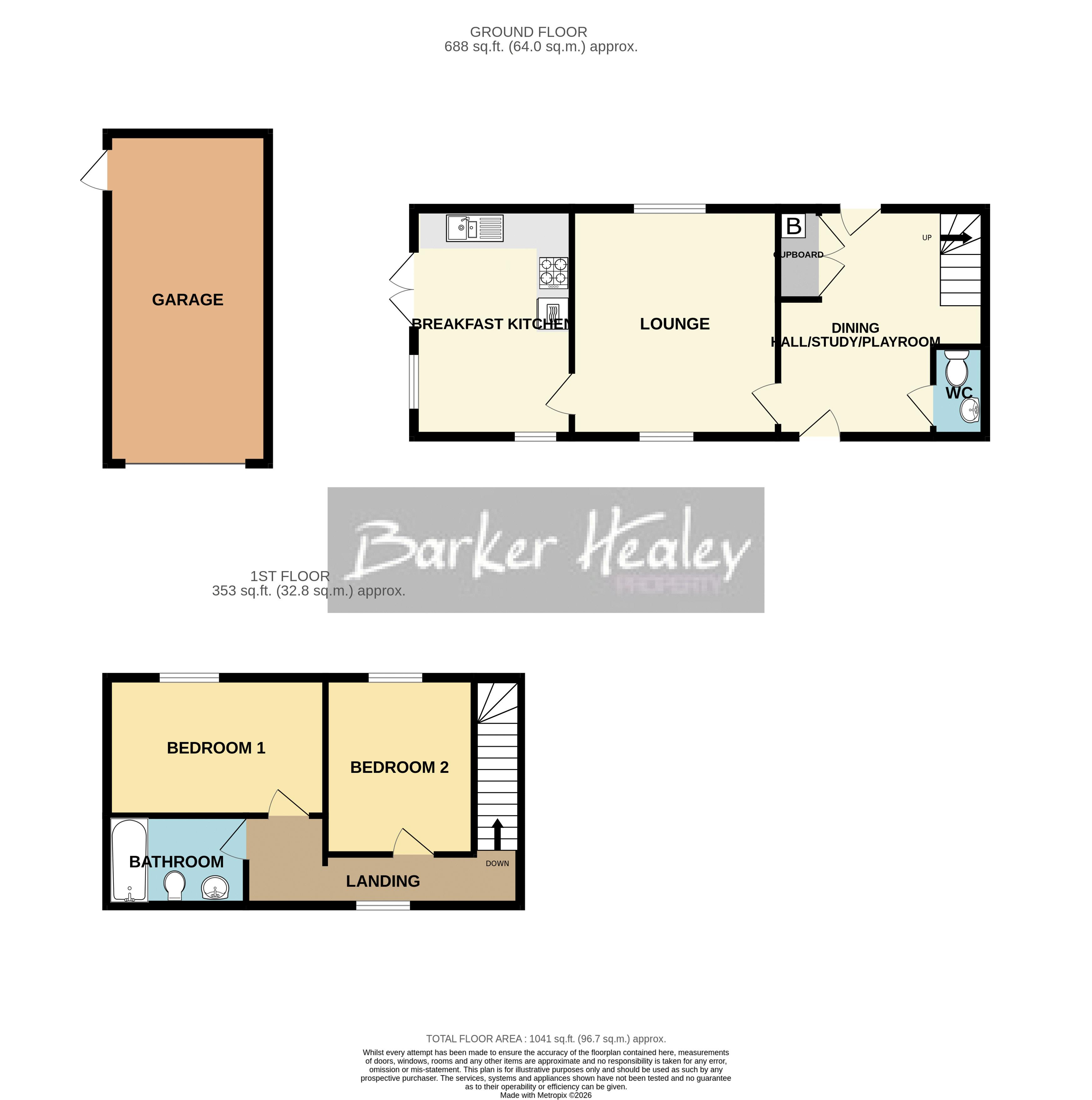 1 The Woodhouse Farmhouse, Woodhouse Lane, Telford floorplan