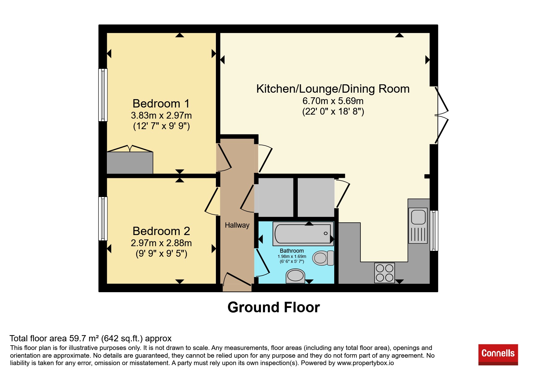 12, Hobby Way, Cannock floorplan