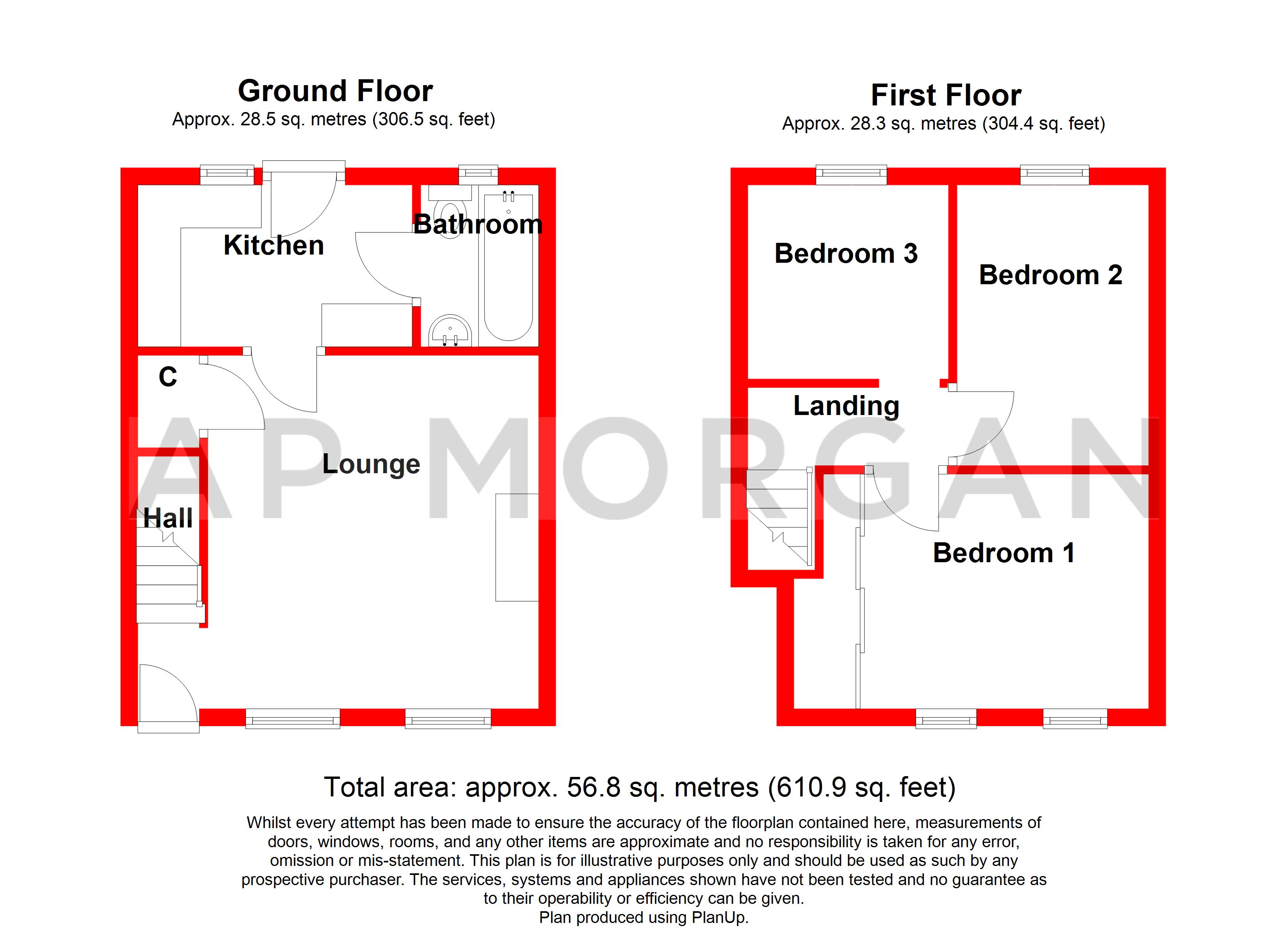 58, Hurstcroft Road, West Midlands floorplan