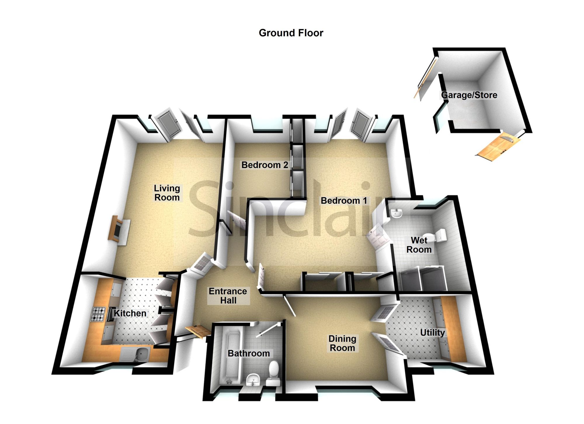 70 Iveshead Road, Loughborough floorplan