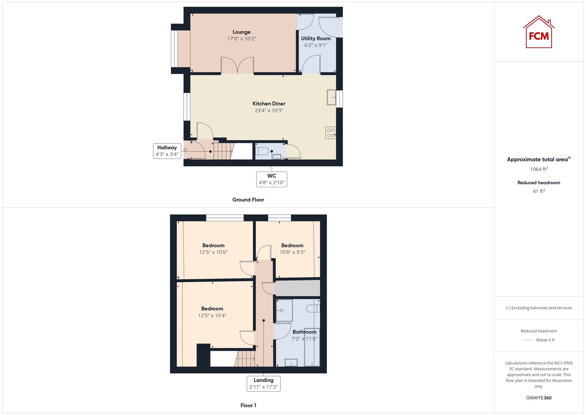 3 Church Mews Penzance Street, Moor Row floorplan
