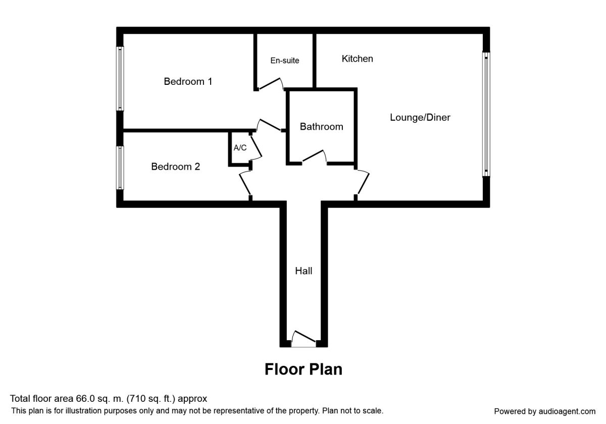 2 Bedrooms Flat to rent in Fairmeadow, Maidstone ME14