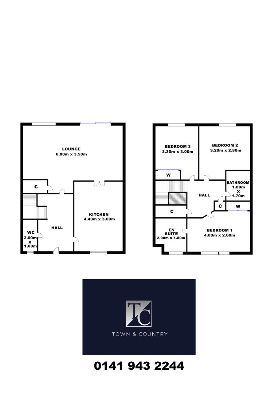 9, Inchfad Grove, Glasgow floorplan