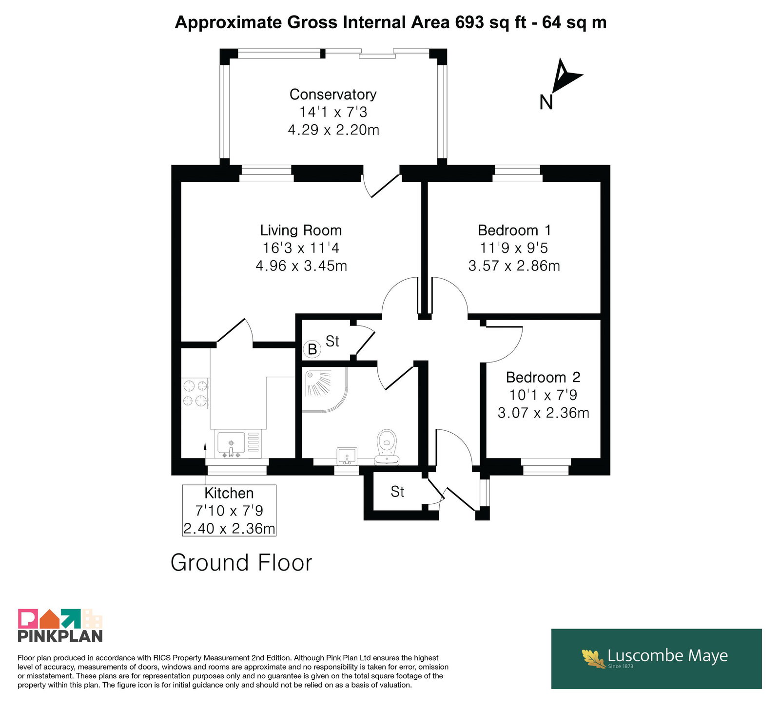 12, Shipley Close, South Brent floorplan