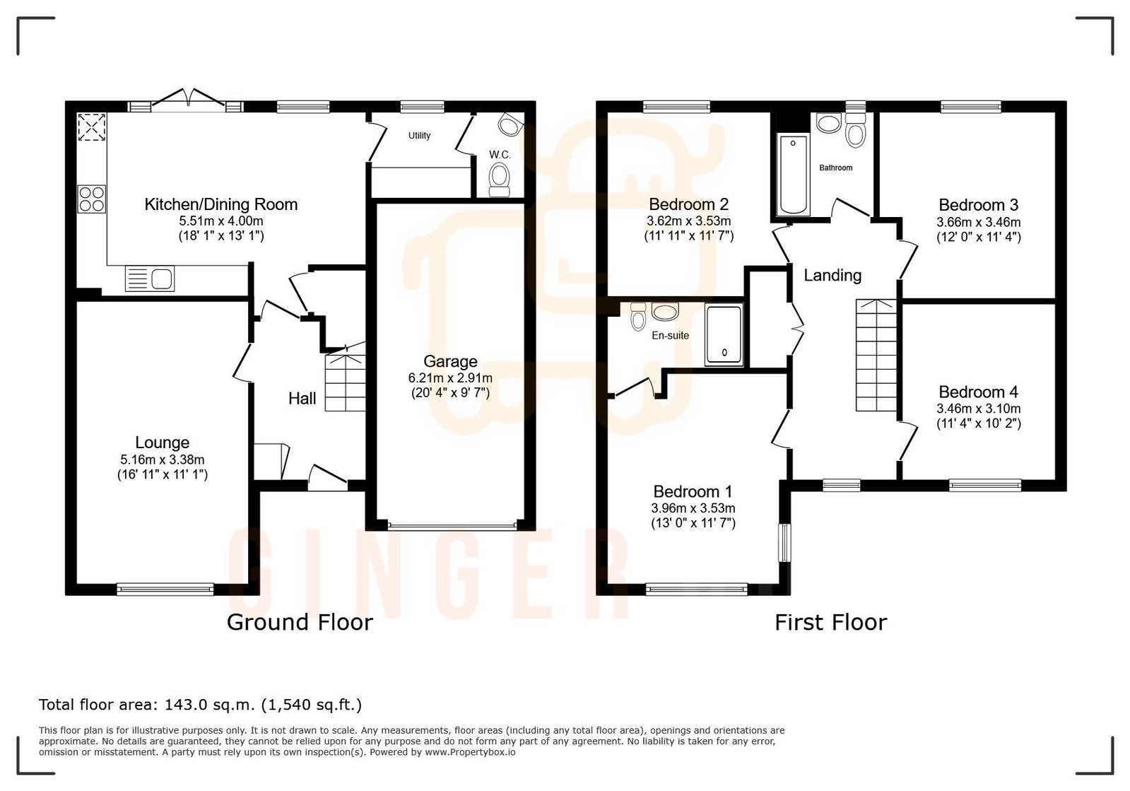 10, Bellflower Road, Wixams floorplan