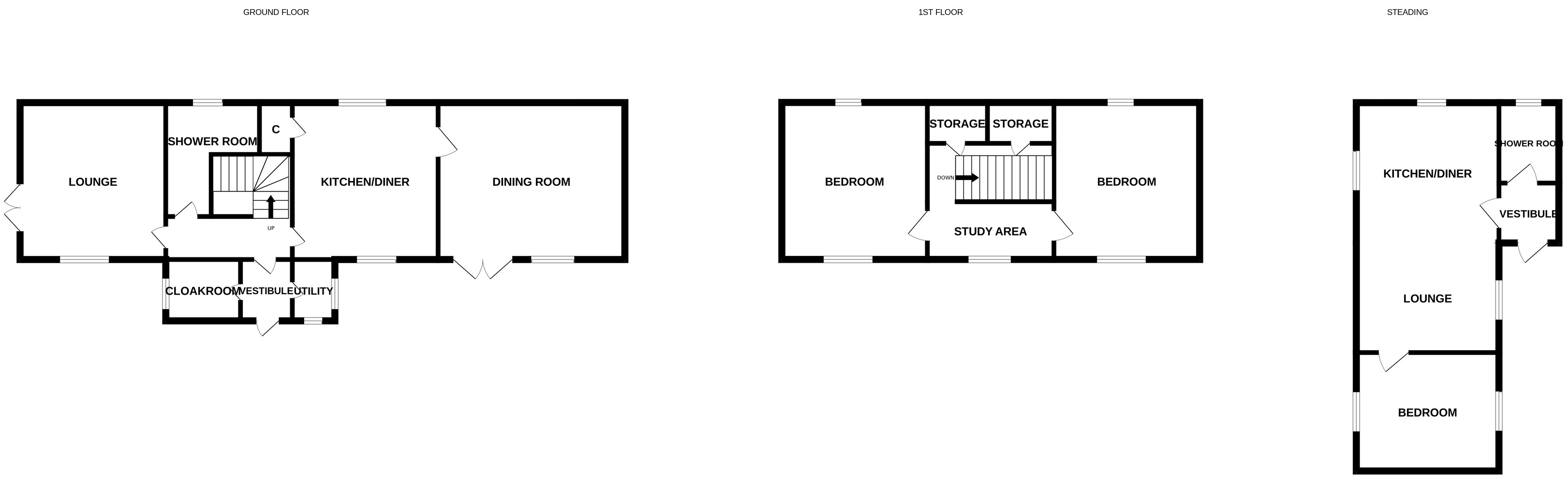 North Laggan Farmhouse, Laggan, Spean Bridge floorplan