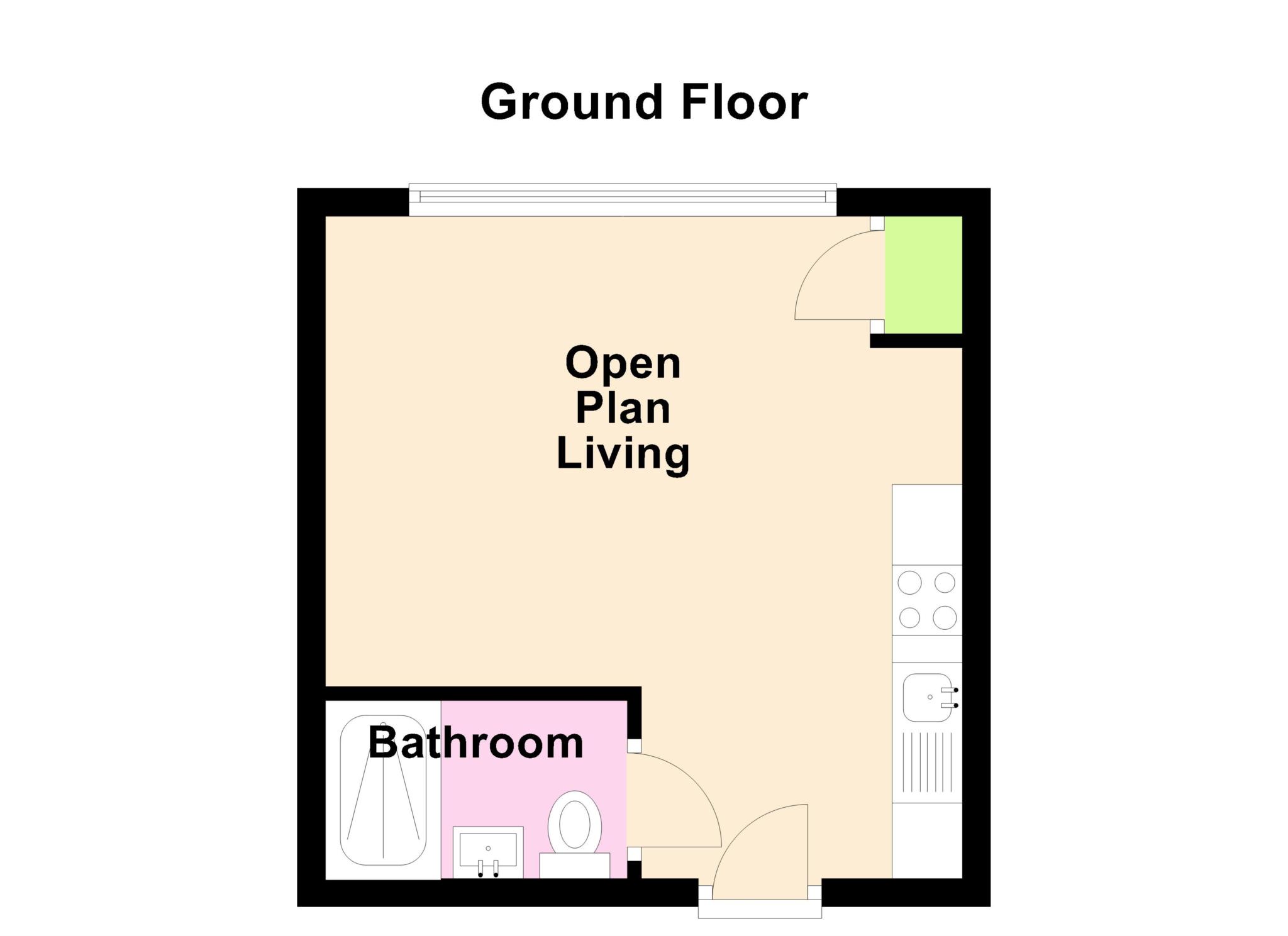 Flat 1, High Street, Weston-super-Mare floorplan