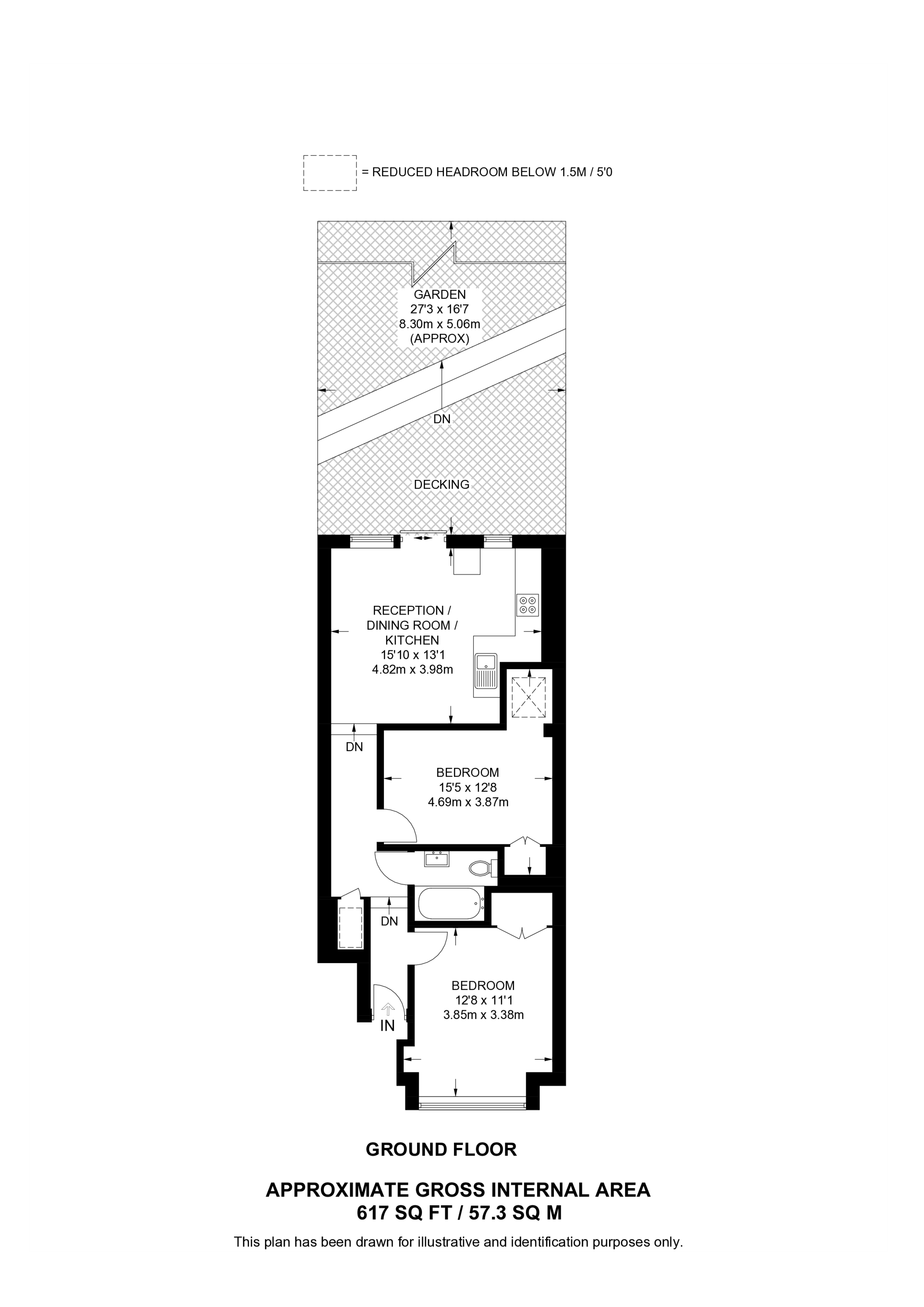 Heaton Road, Tooting floorplan