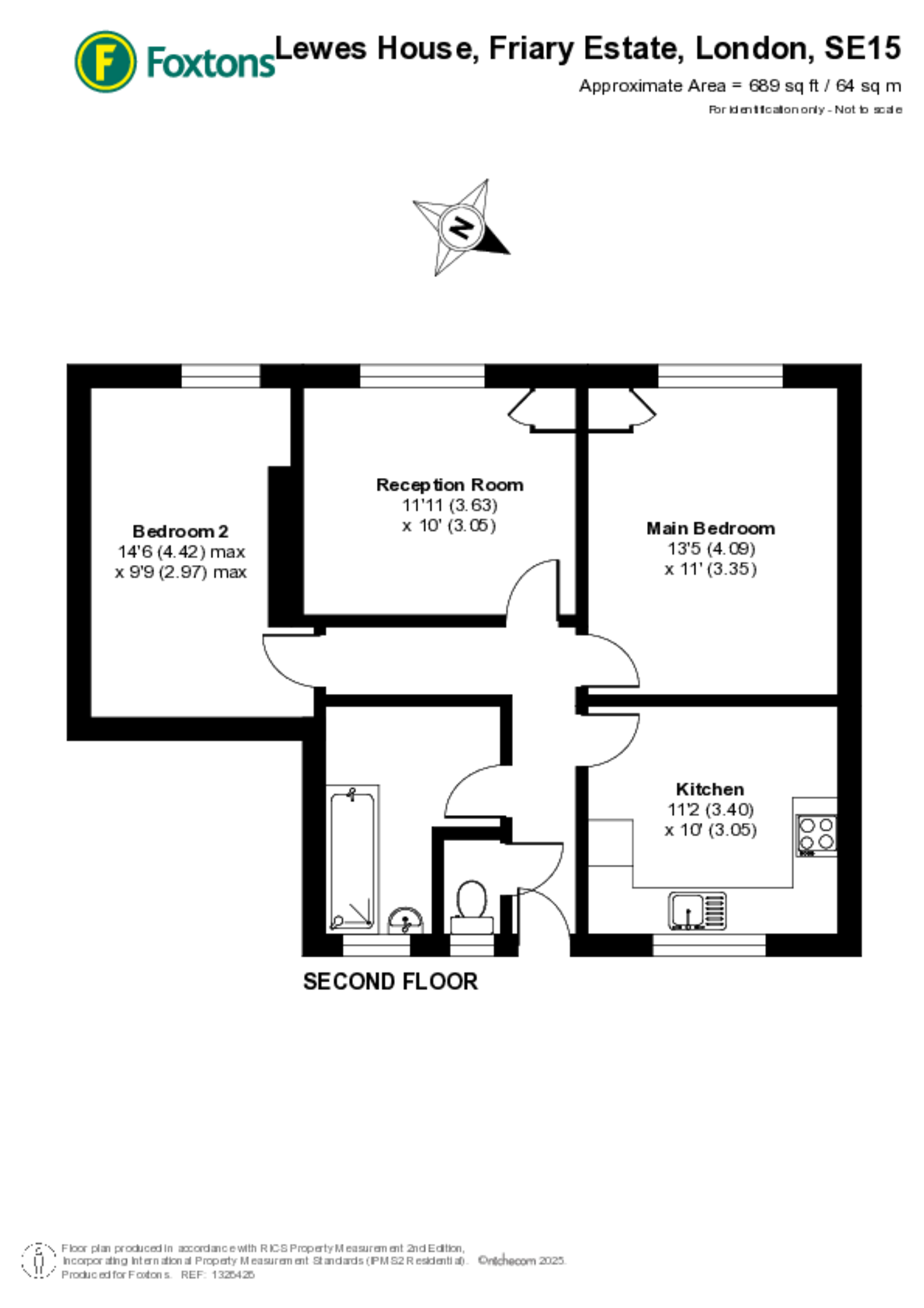 Lewes House, Peckham floorplan