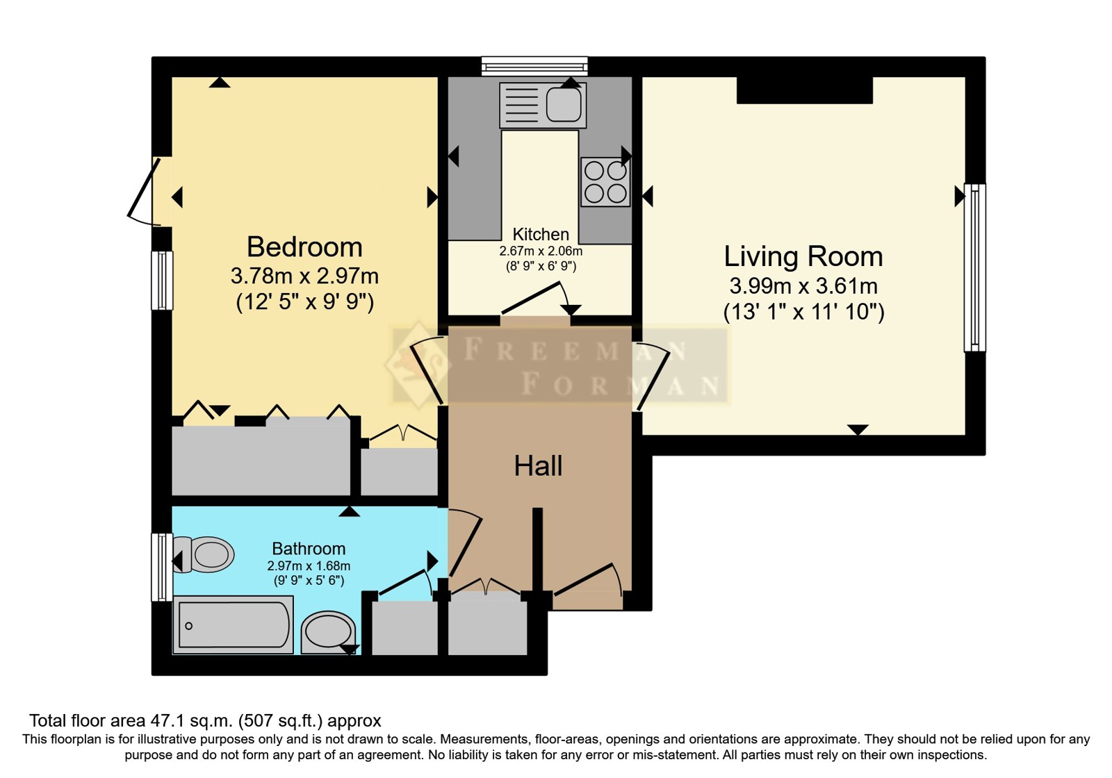 Flat 17,, Parkside, Heathfield floorplan