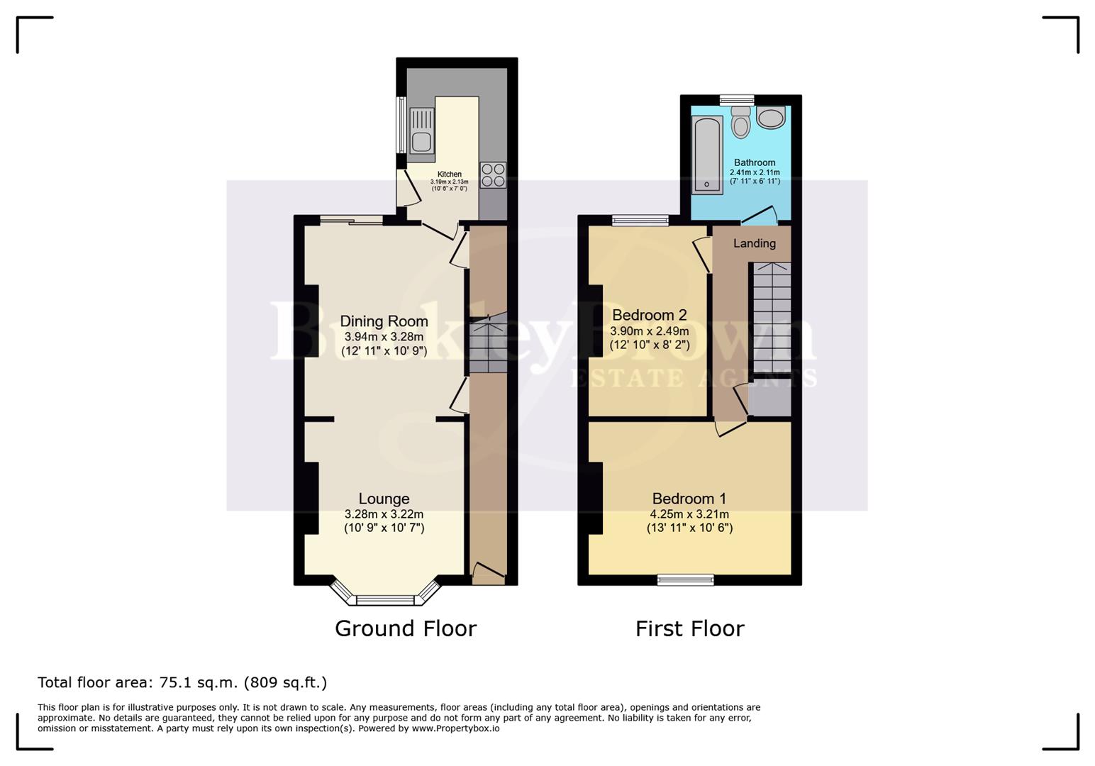 8, Sutton Hall Road, Chesterfield floorplan