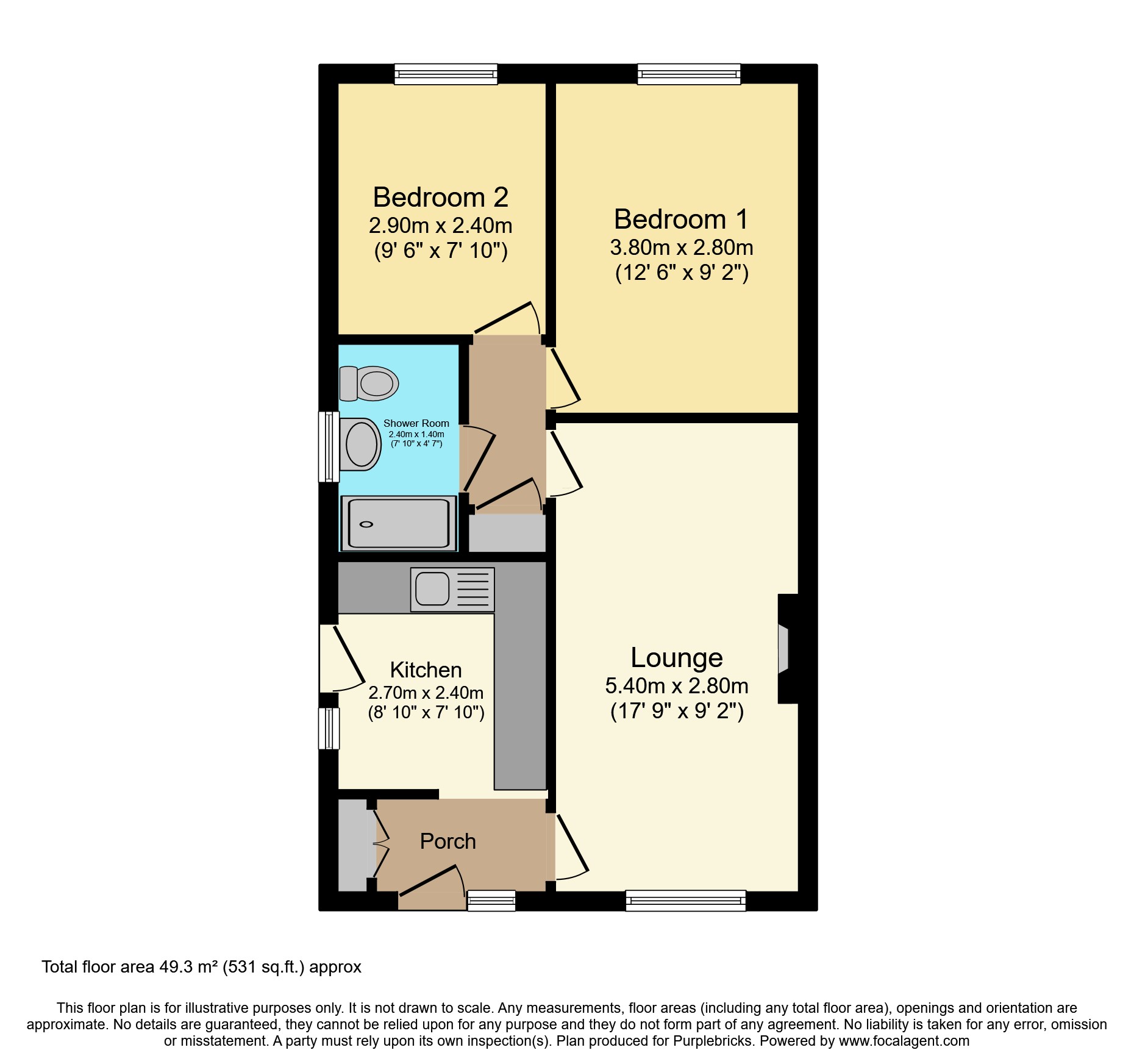 131, Hazeldene Avenue, Bridgend floorplan