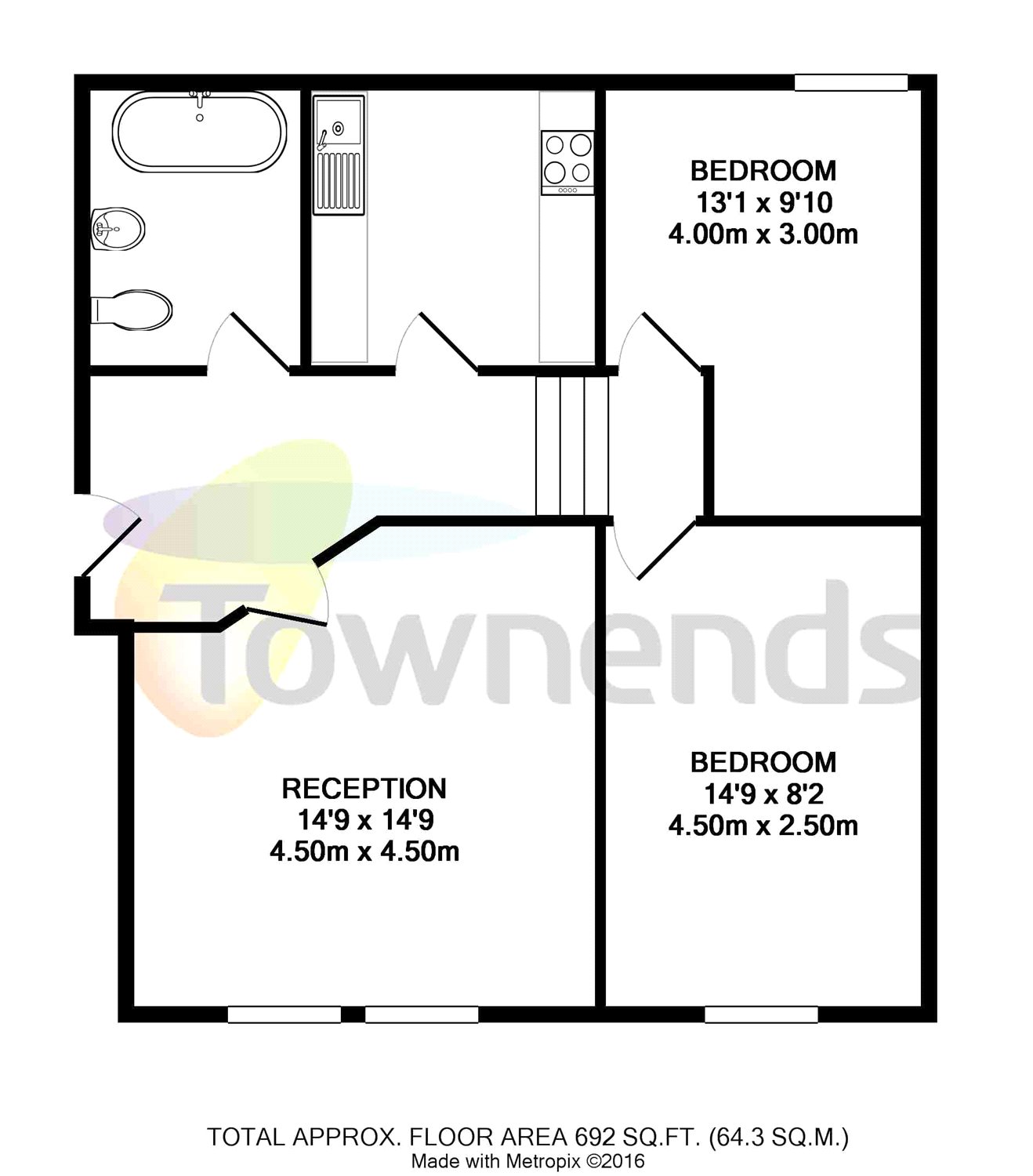 2 Bedrooms Flat to rent in Gordon Road, Ealing W5