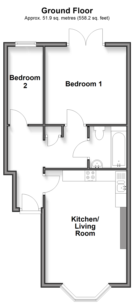 Hambrough Road, Ventnor floorplan