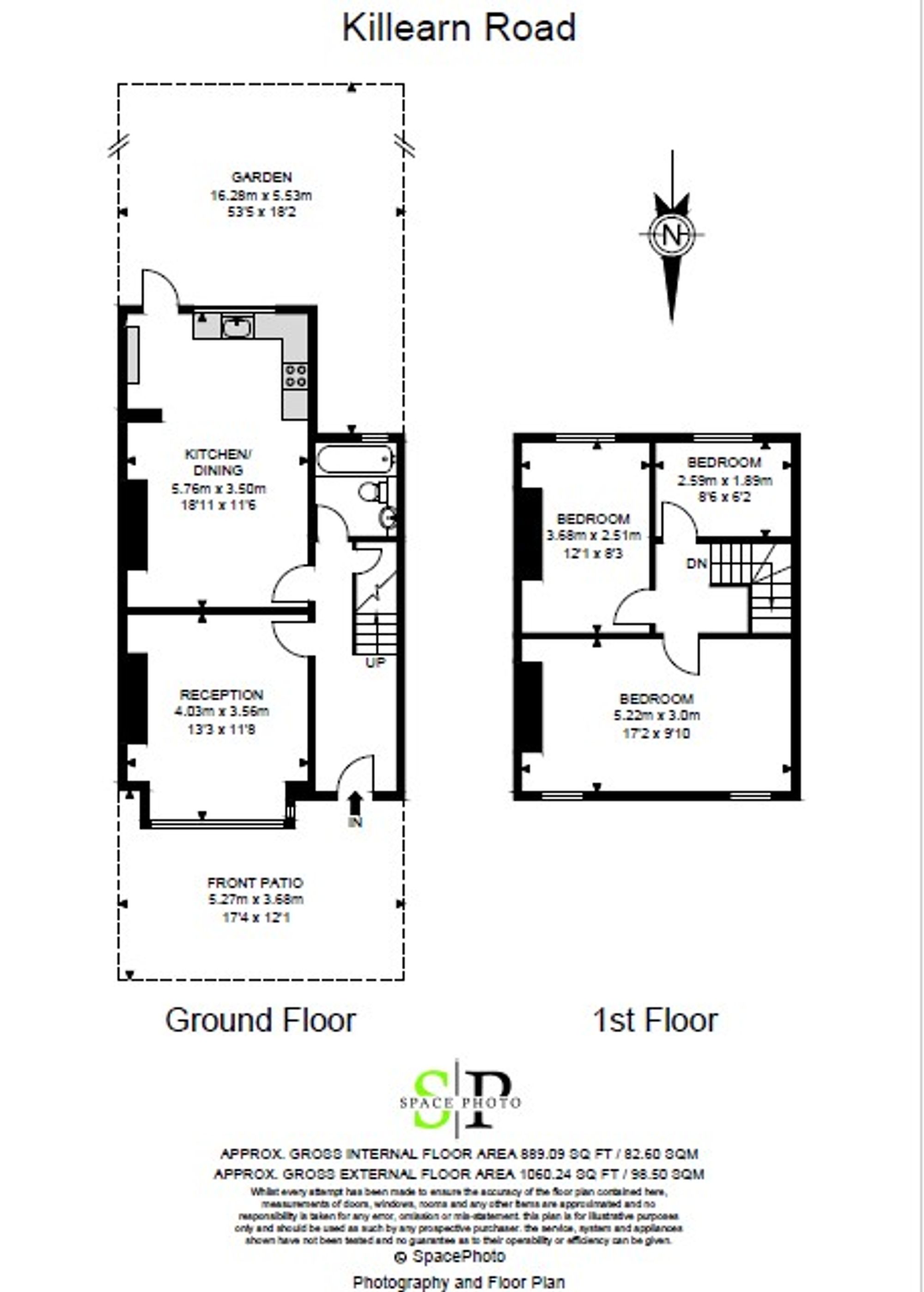 72 Killearn Road, London floorplan