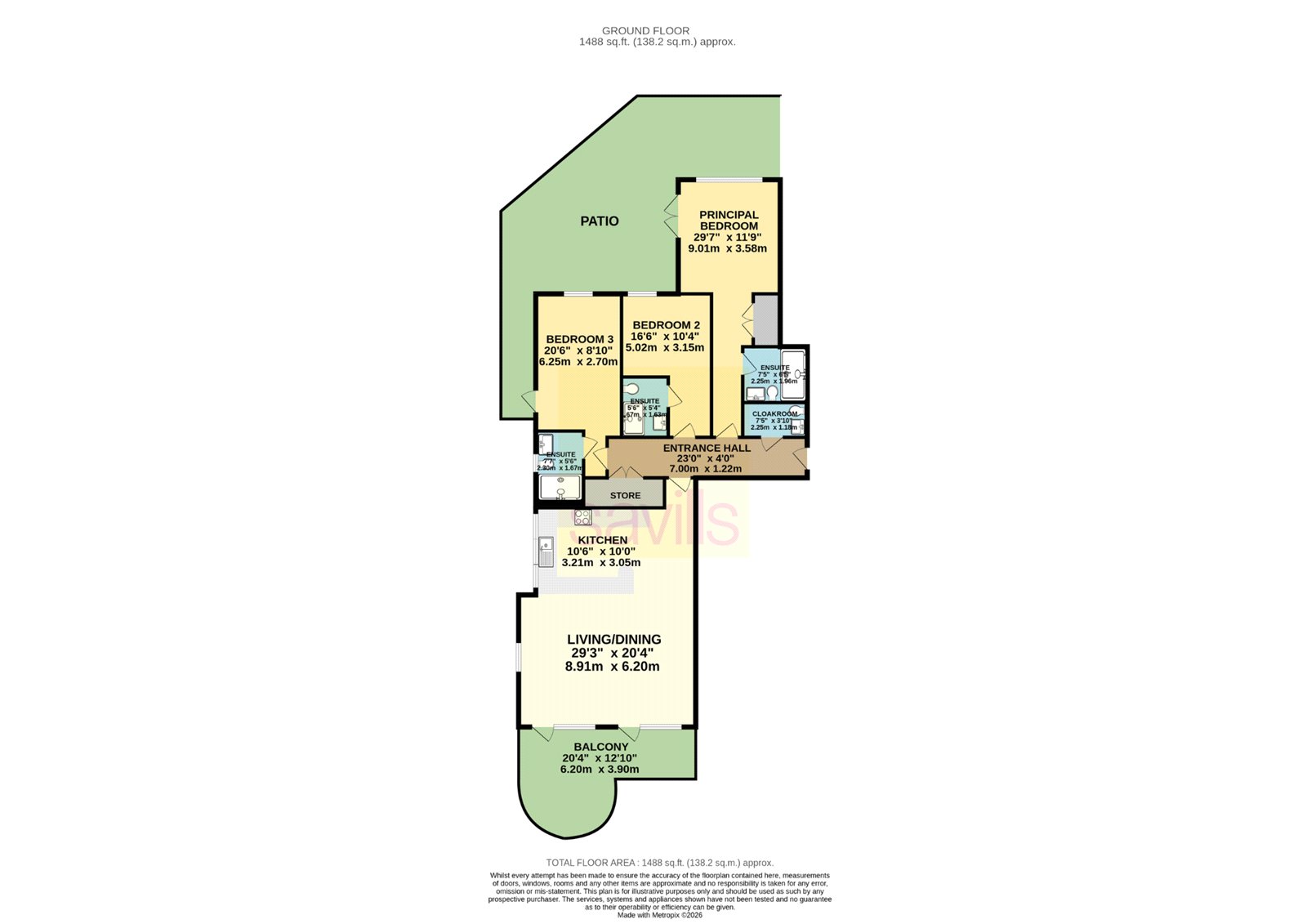 4,, Chateau Valeuse, St Brelade floorplan
