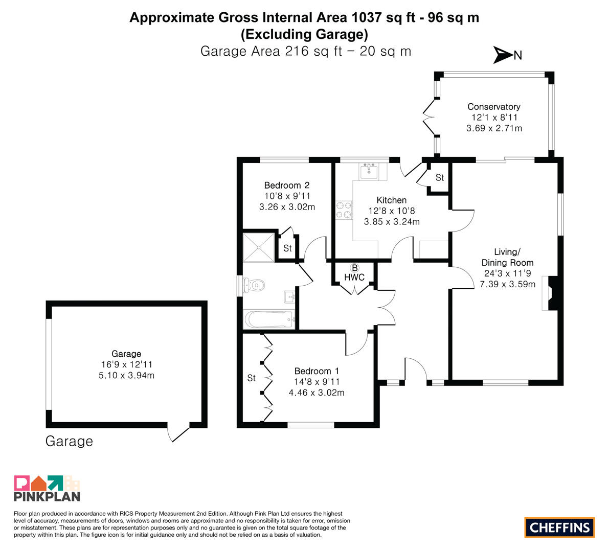 2, Pound Close, Burwell floorplan