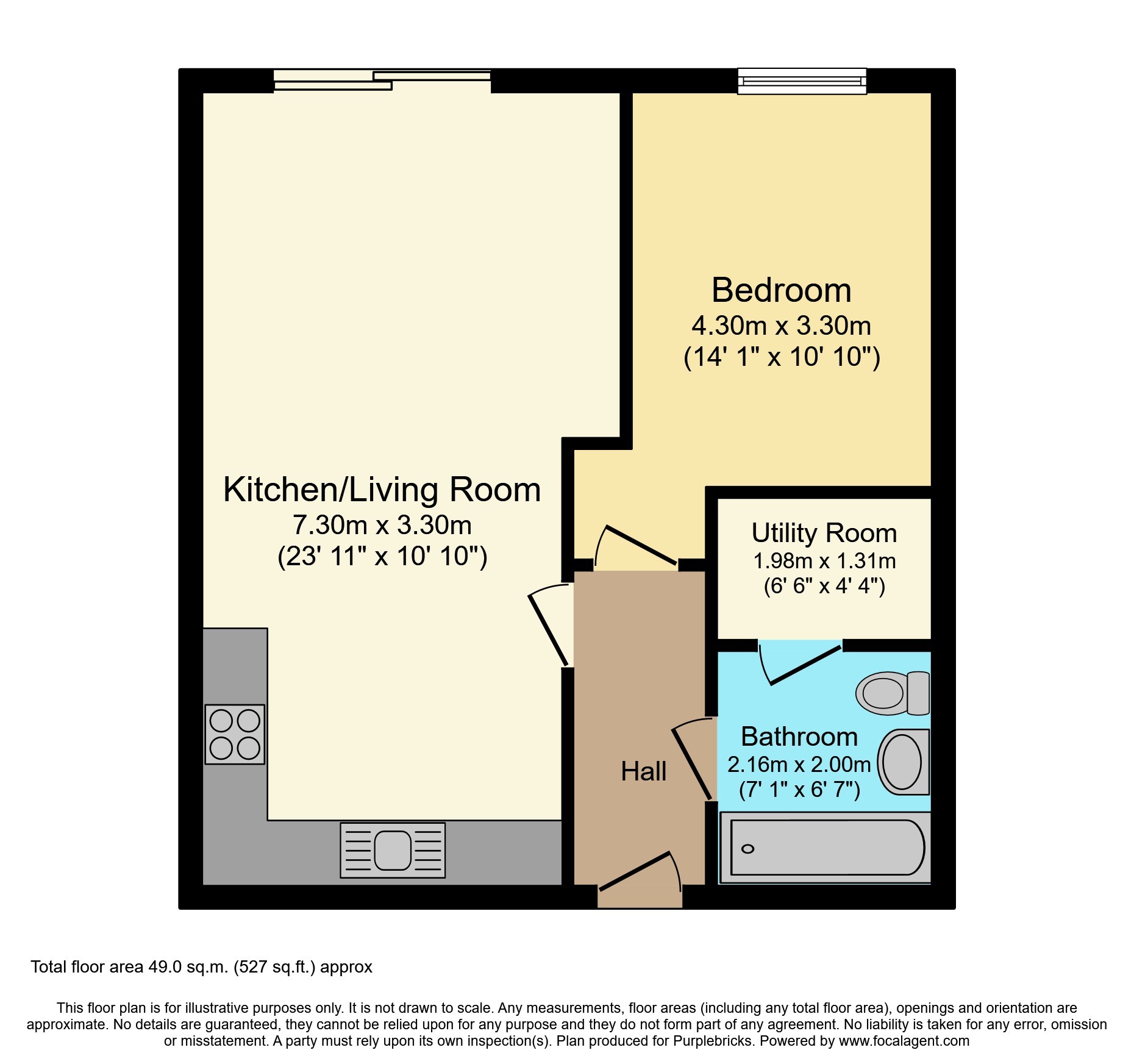 1 Isaac Way, Manchester, M4 floorplan