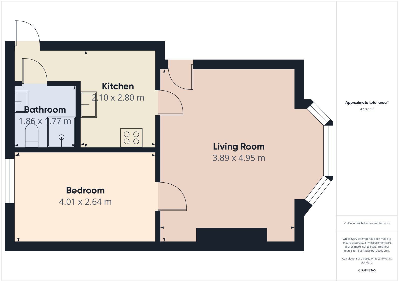 Flat 1, 156 Coltman Street, Hull floorplan