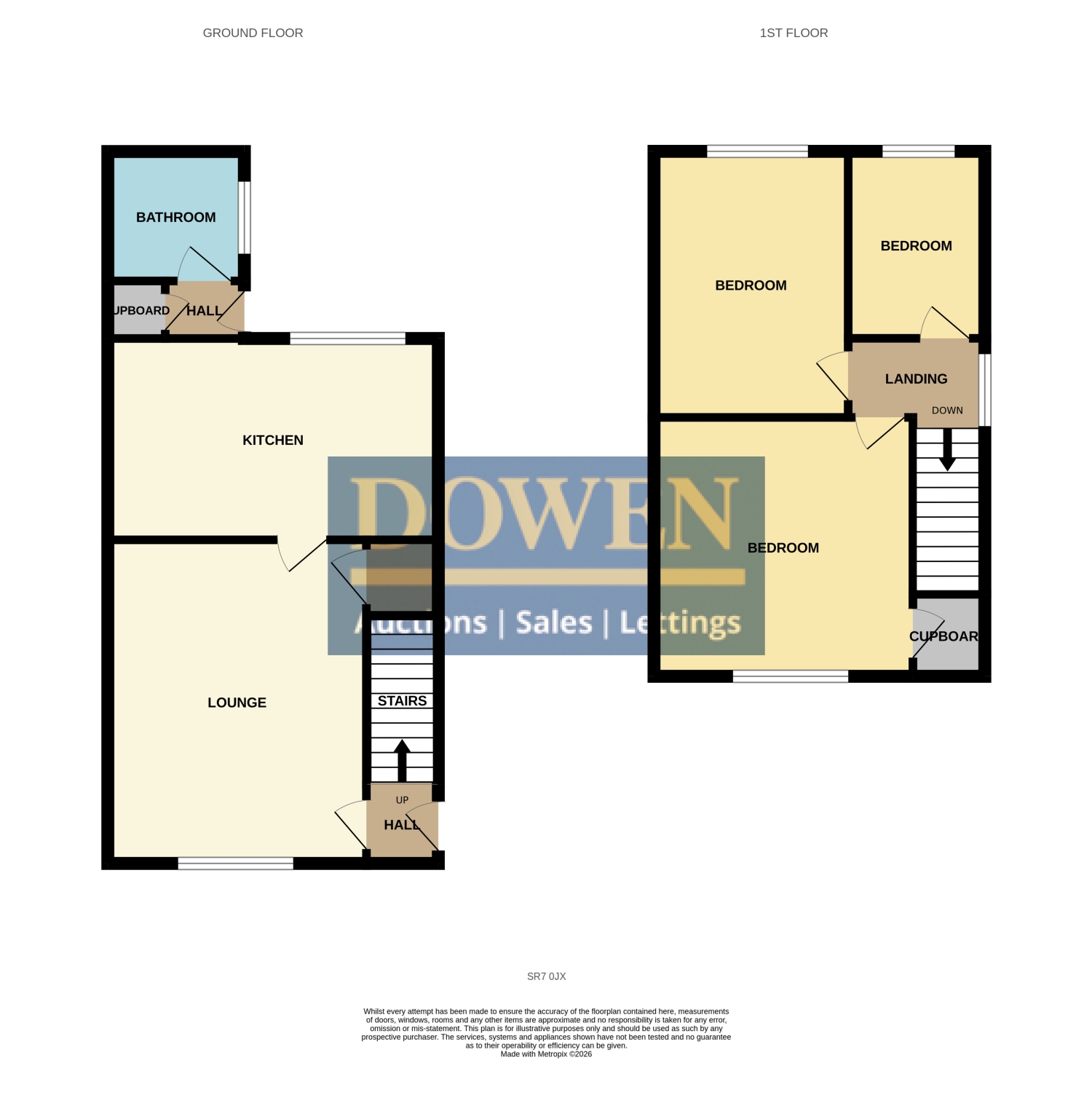 17, Rutherford Avenue, Seaham floorplan