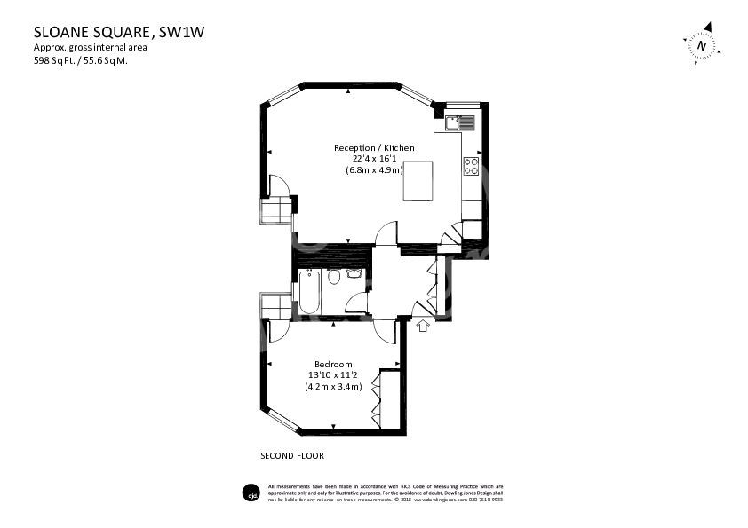 1 Bedrooms Flat to rent in Sloane Square, London SW1W