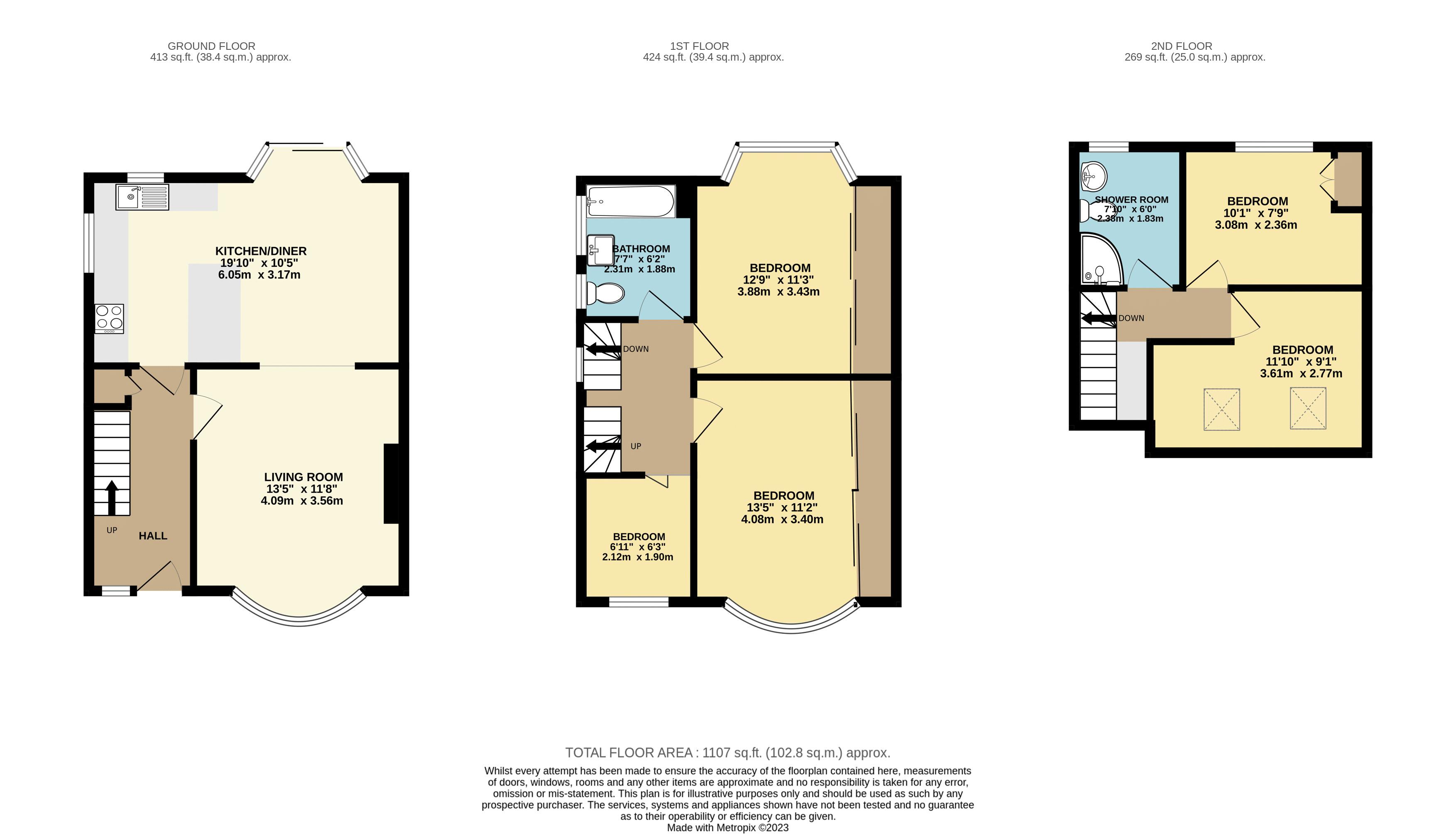 Walton Avenue, North Cheam, Sutton SM3, 5 bedroom end terrace house for