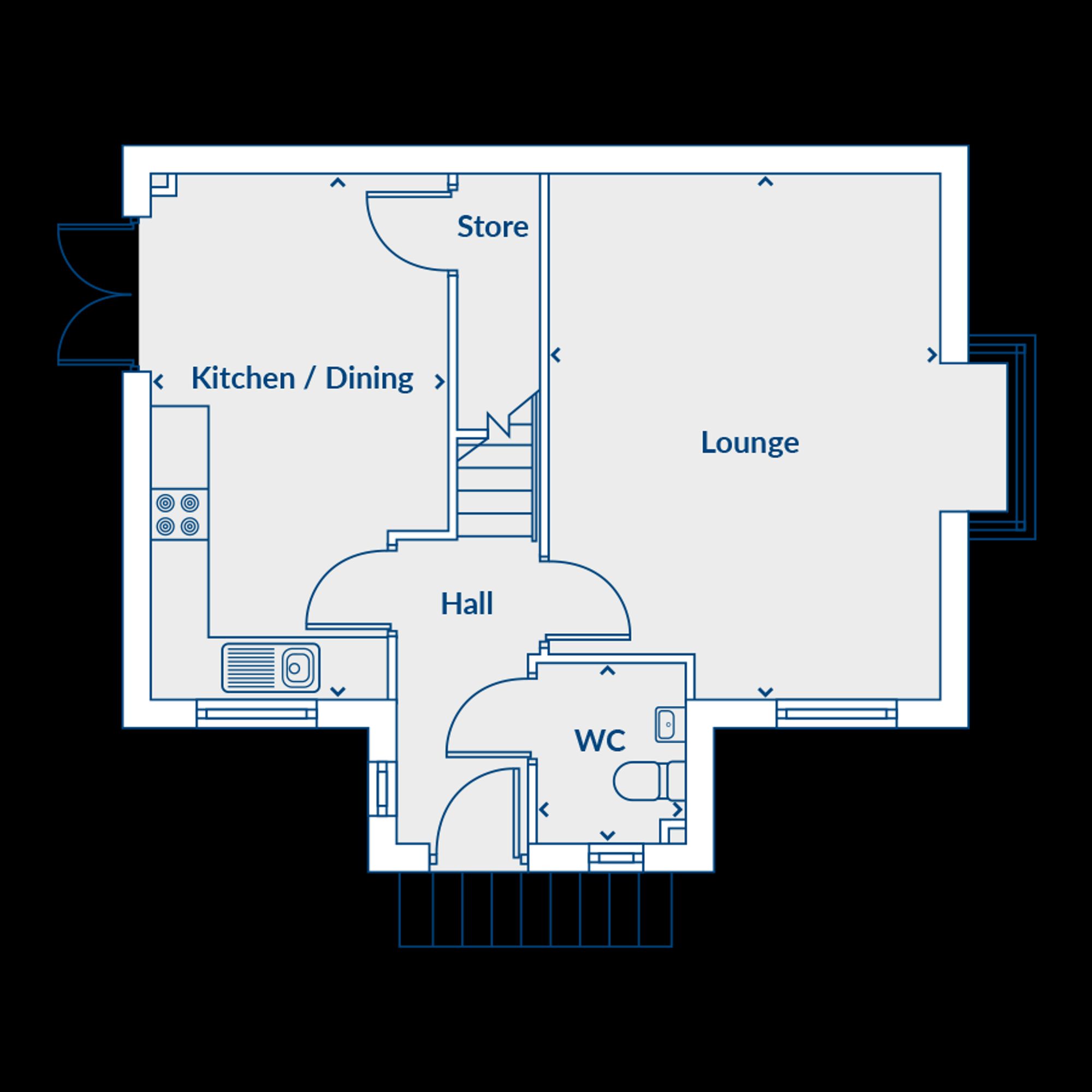 The Farley Mill Place, Stoke on Trent floorplan