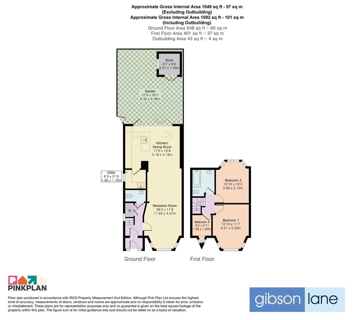 16, Garth Road, Kingston Upon Thames floorplan