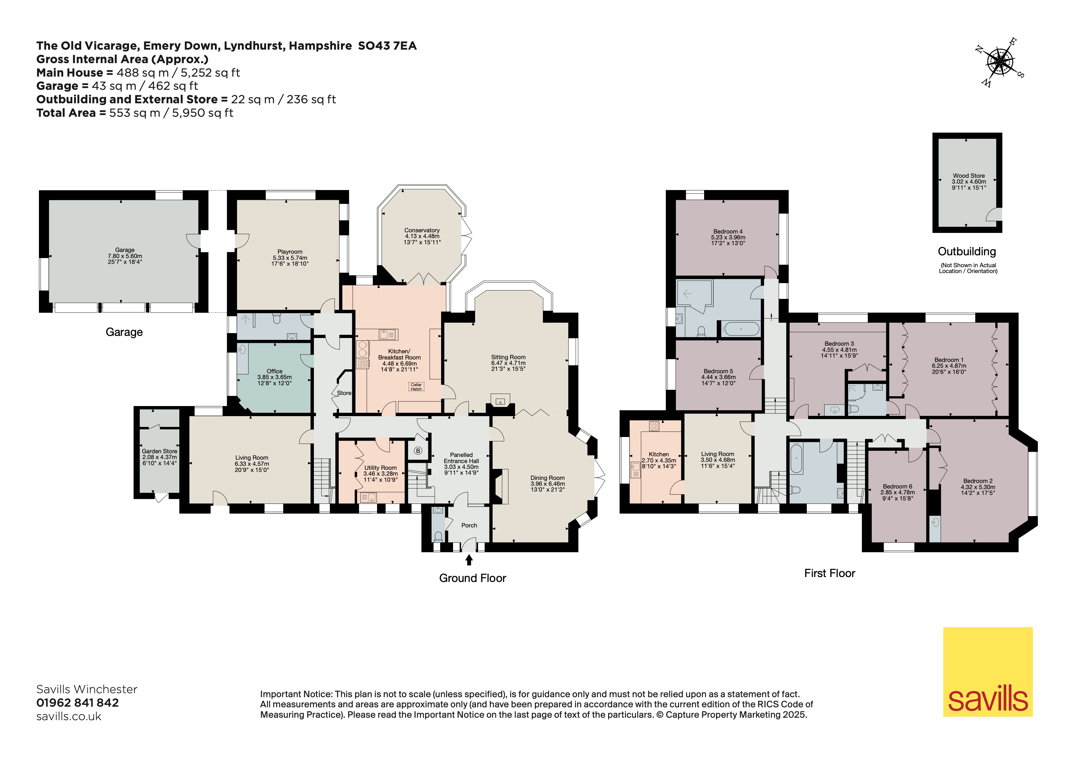 The Old Vicarage,, Emery Down, Hampshire floorplan