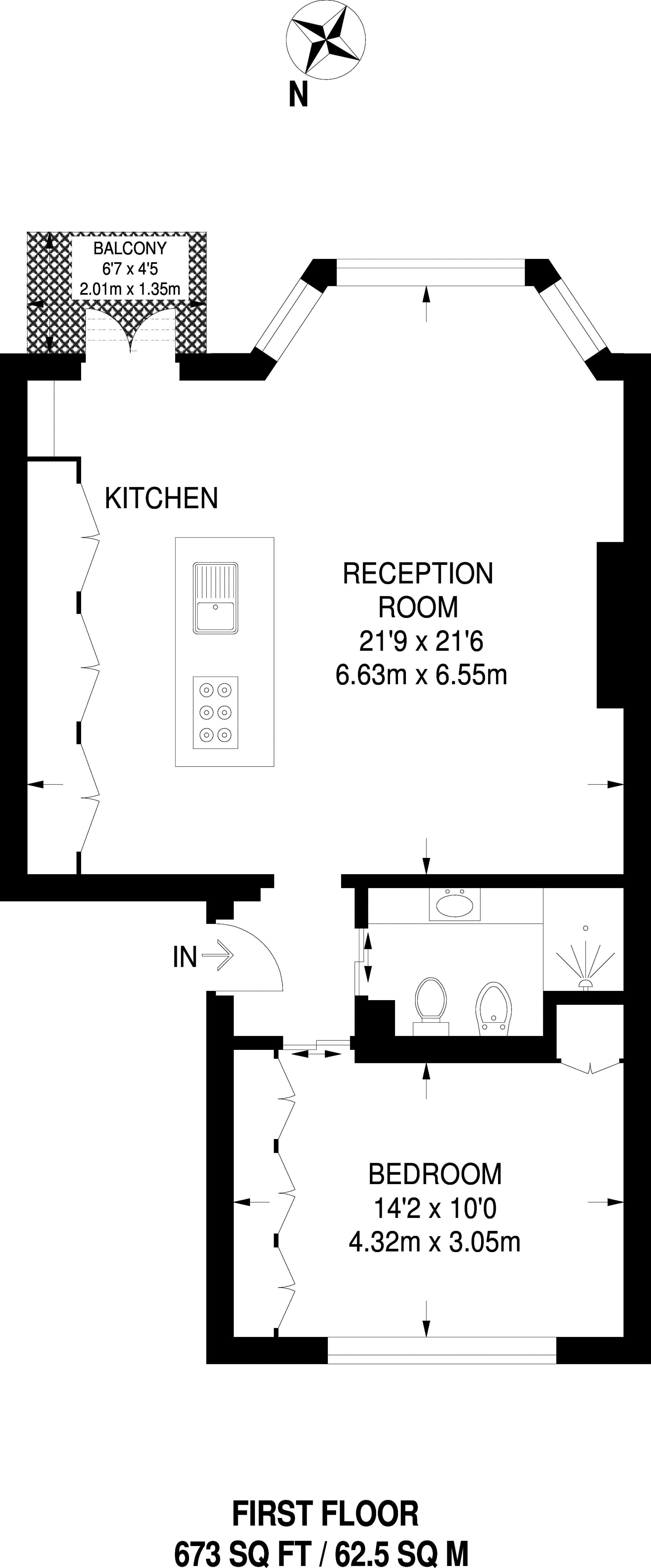 1 Bedrooms Flat for sale in Clapham Common North Side, Clapham Common North Side SW4