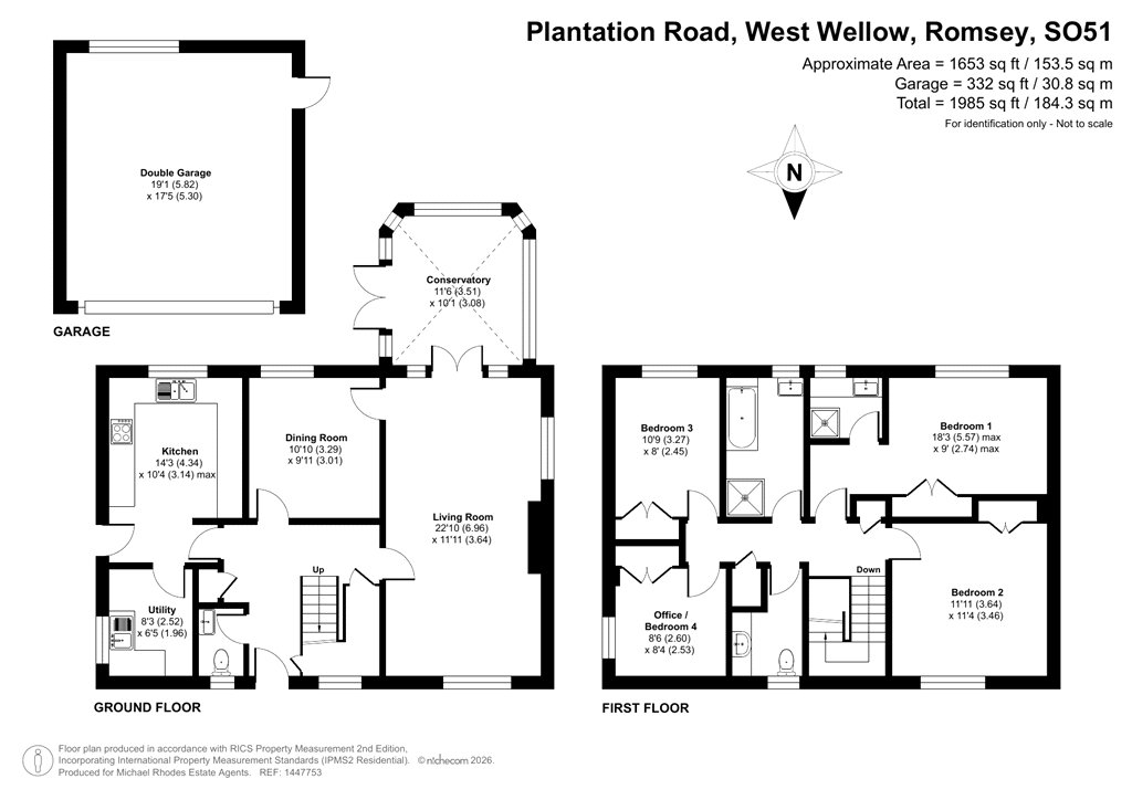 Walnut Tree Houses,, Plantation Road, Romsey floorplan