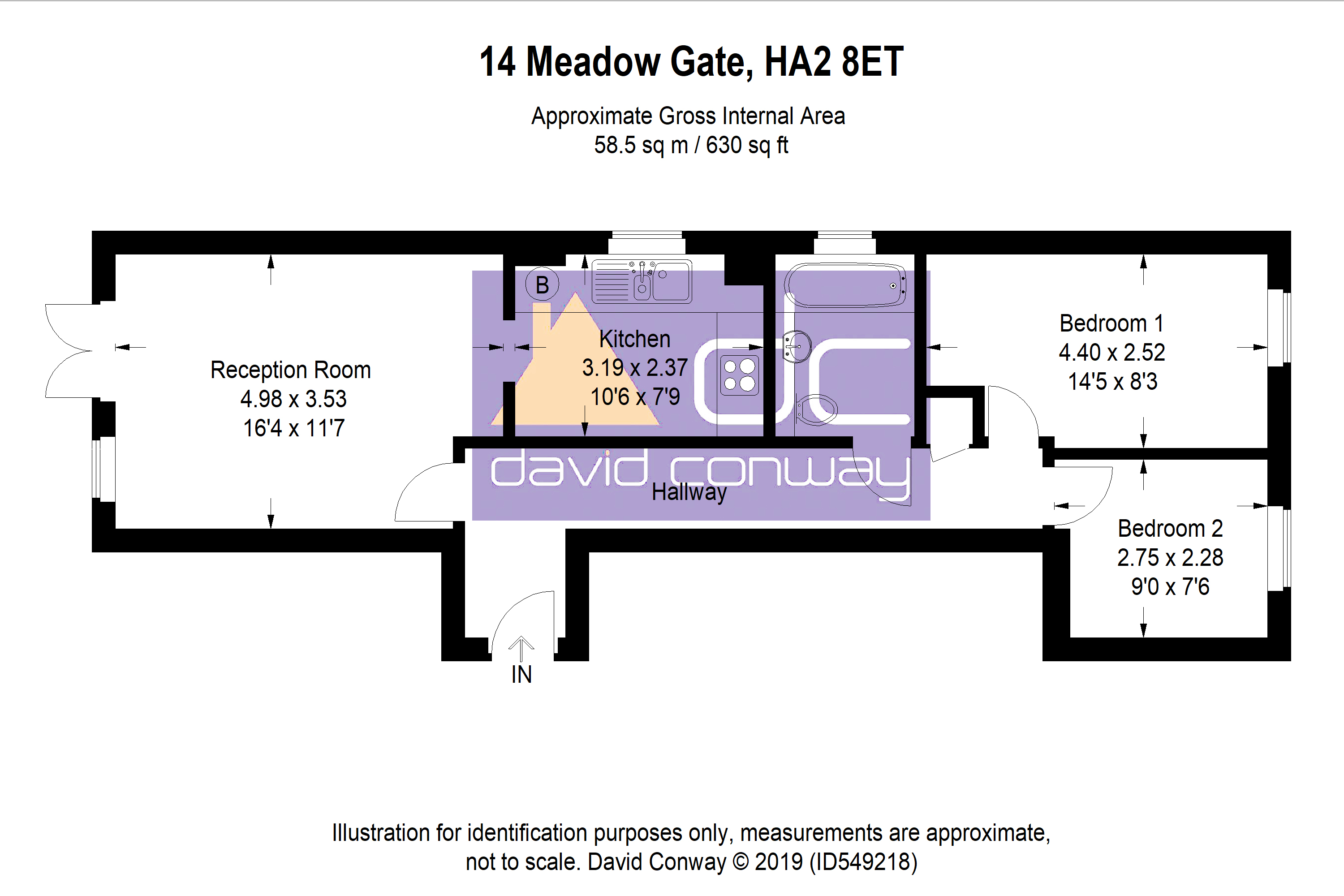 2 Bedrooms Flat for sale in Meadow Gate, Corbins Lane, South Harrow HA2
