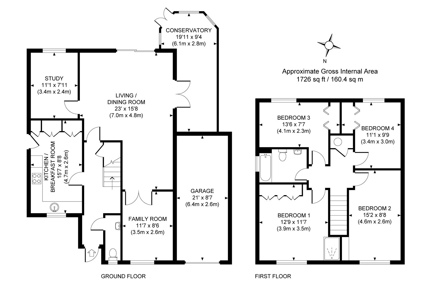 4 Bedrooms Detached house for sale in Woking, Surrey GU21