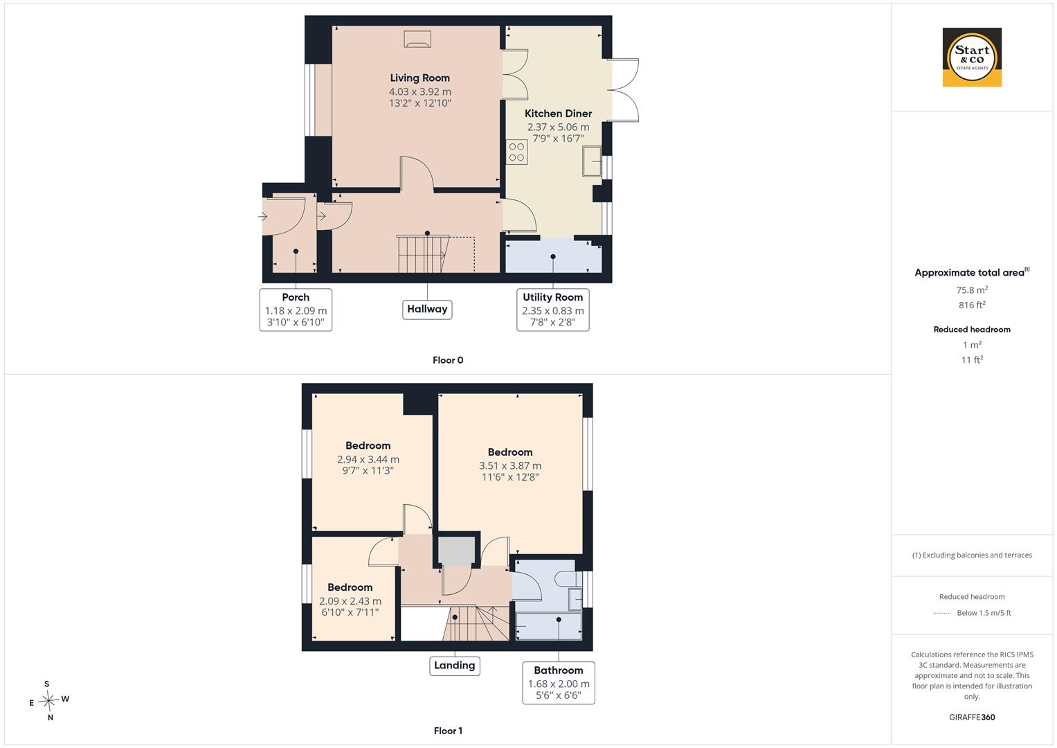 26, Pentire Green, Crantock floorplan