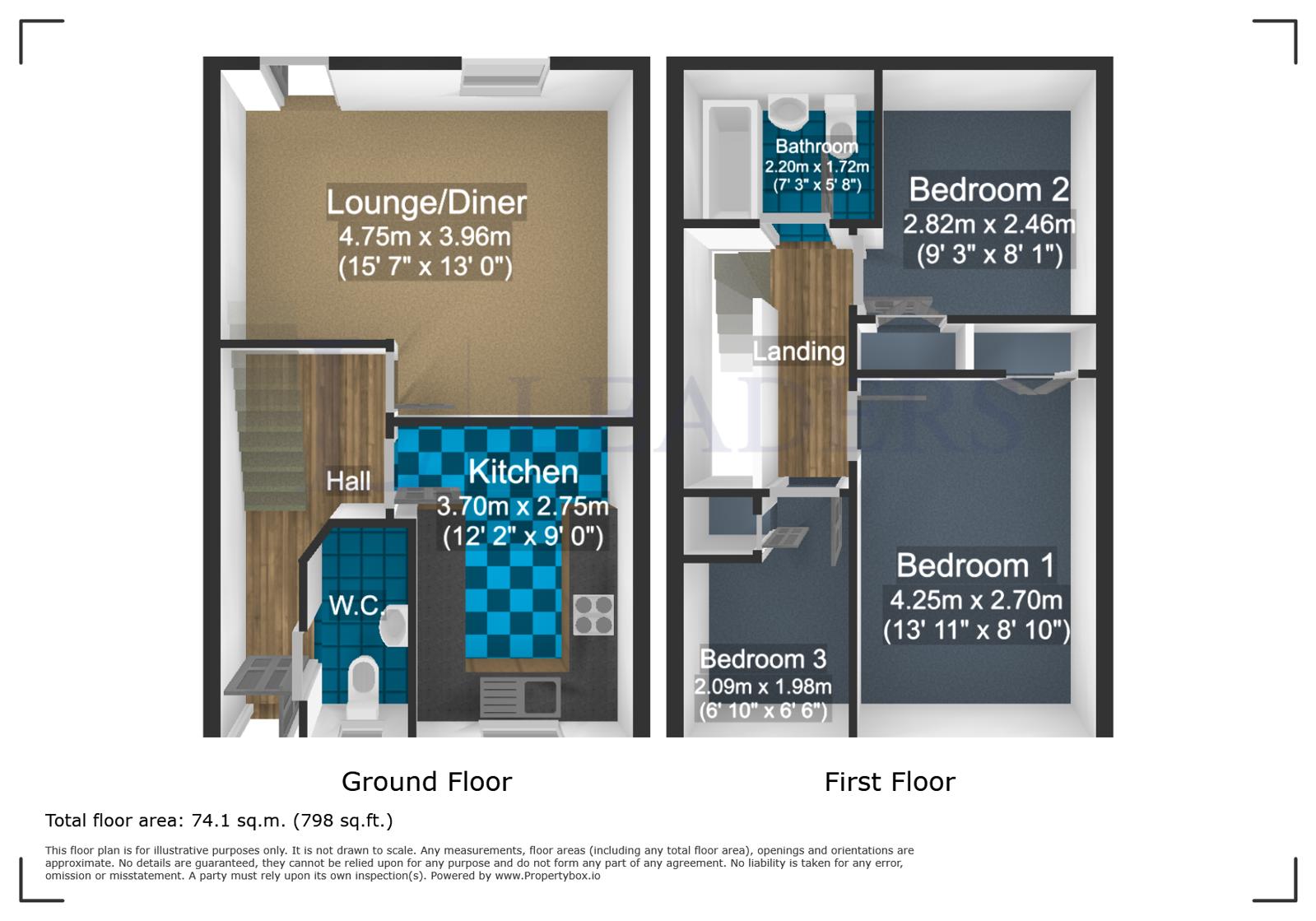 2A,, Carleton Close, Halstead floorplan