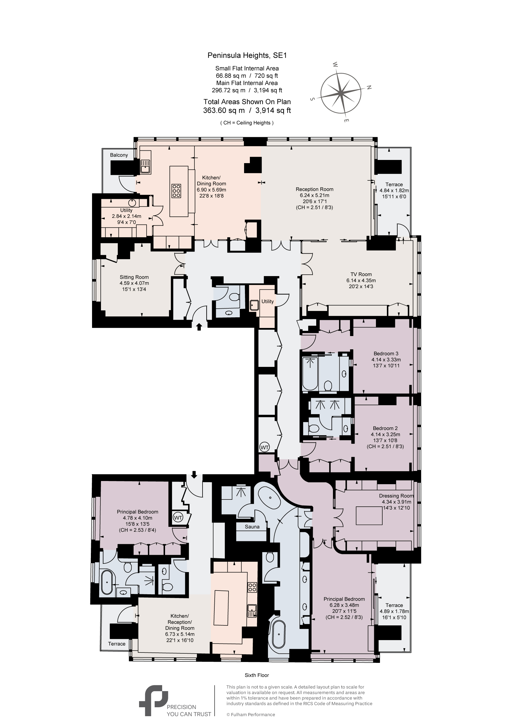 Albert Embankment, London floorplan
