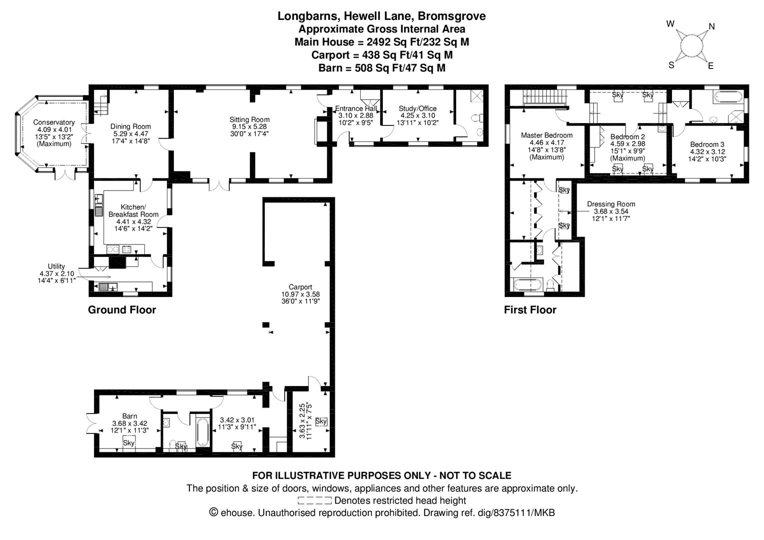 4 Bedrooms Detached house for sale in Hewell Lane, Tardebigge, Bromsgrove, Worcestershire B60