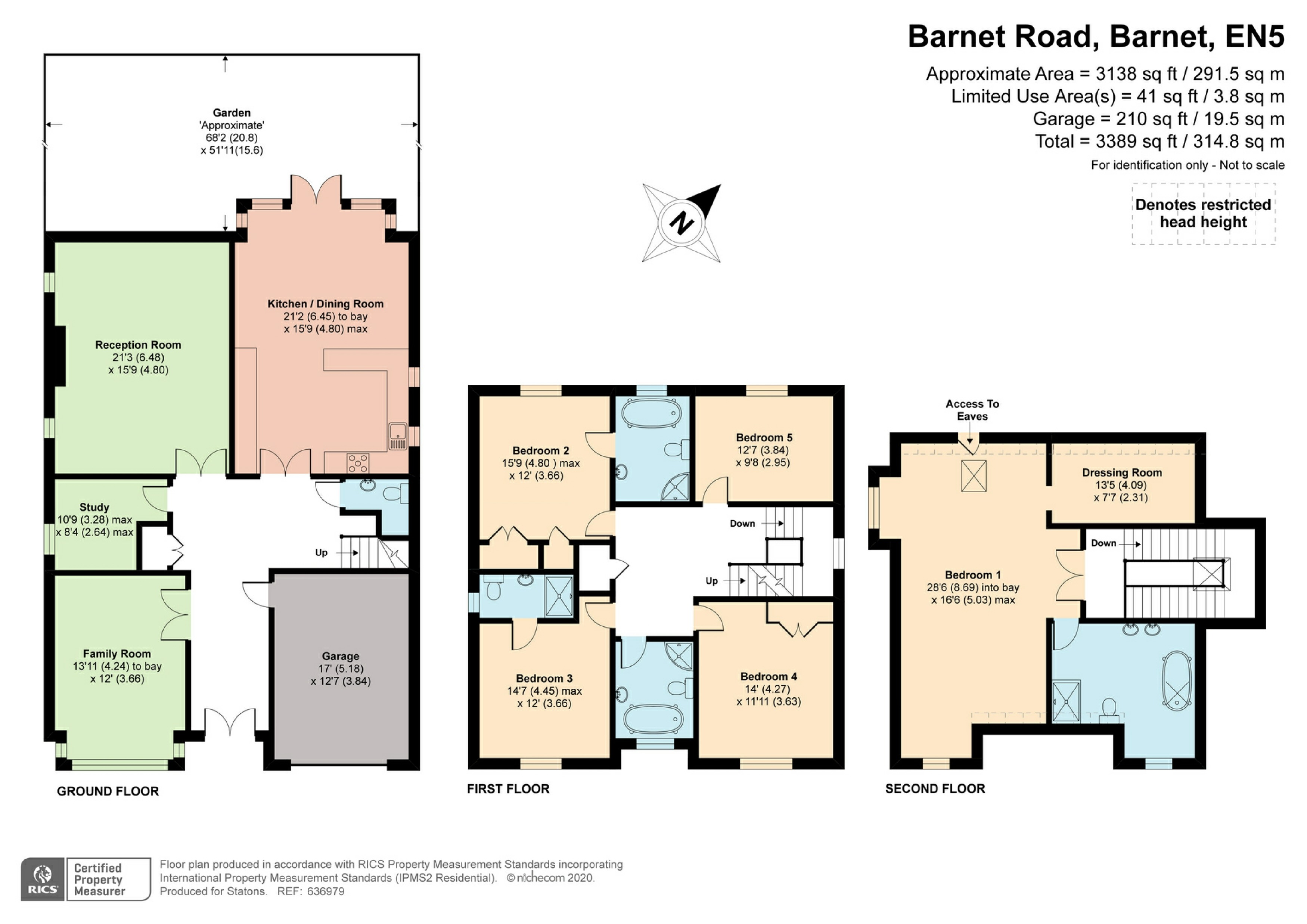 The Moorings, 10, Barnet Road, Hertfordshire floorplan