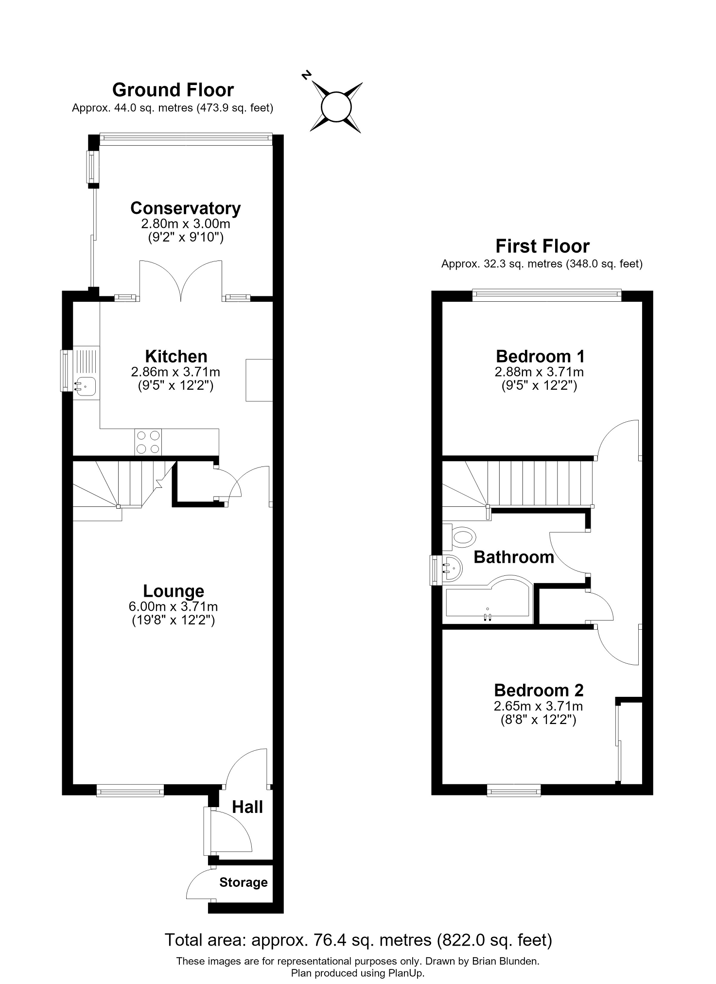 6, Tillotson Close, Crawley floorplan
