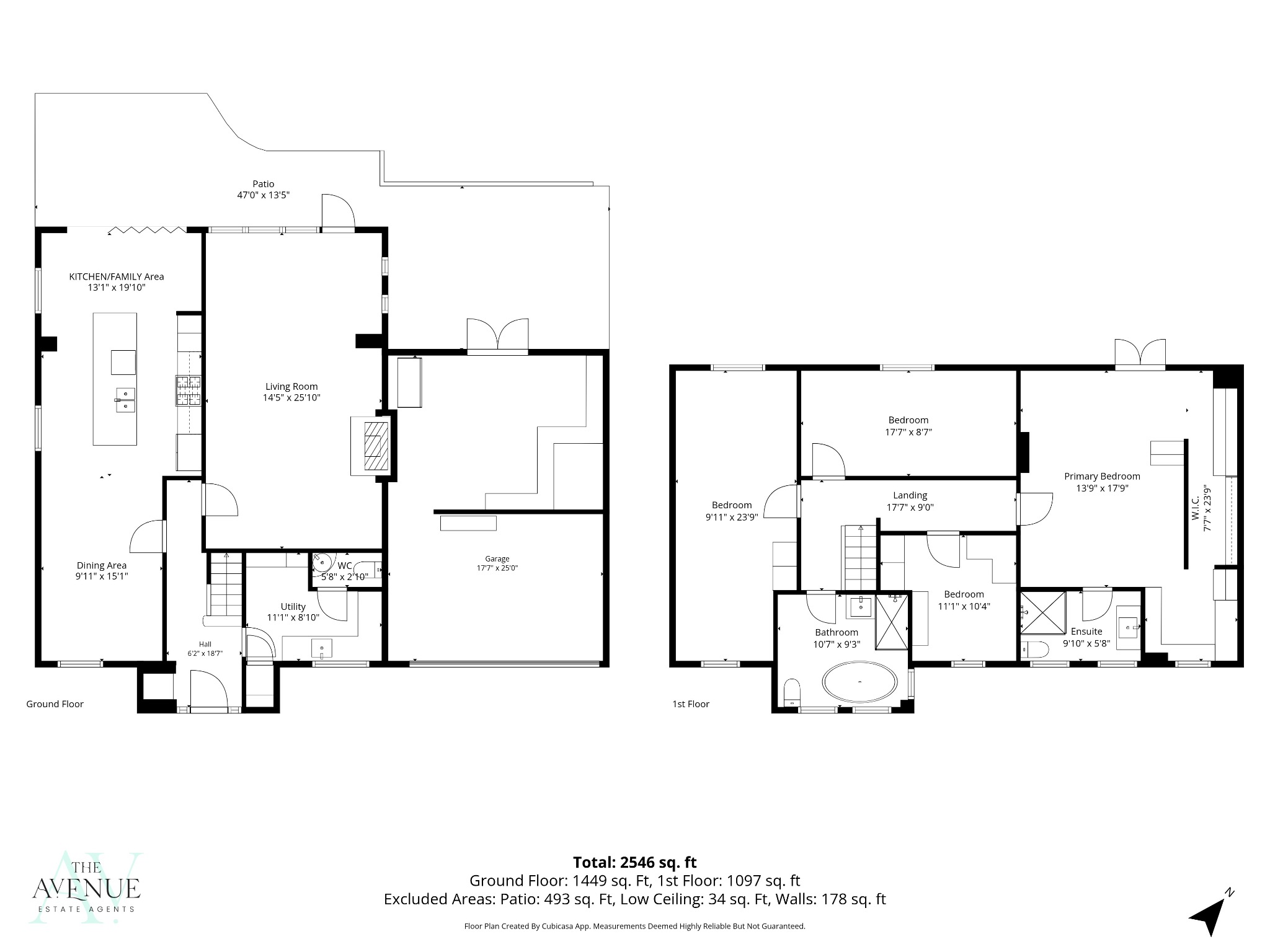 4 Chestnut Walk, Corringham, Essex floorplan