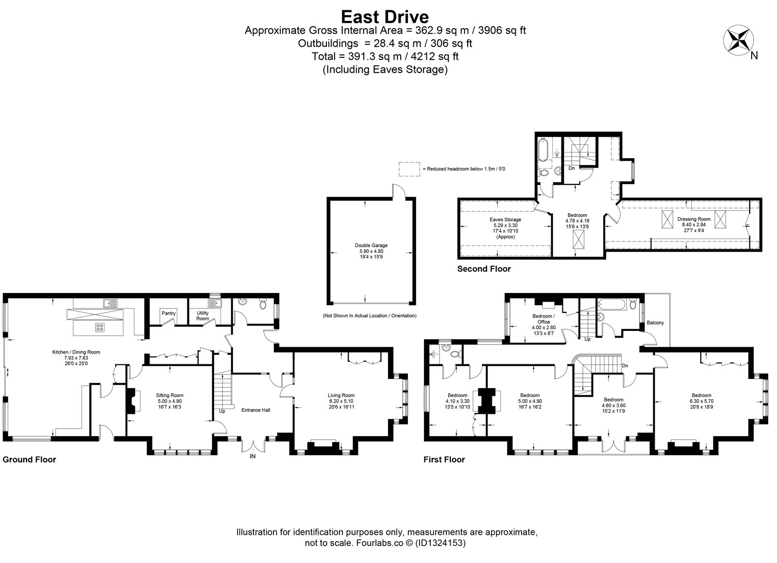 21, East Drive, East Sussex floorplan