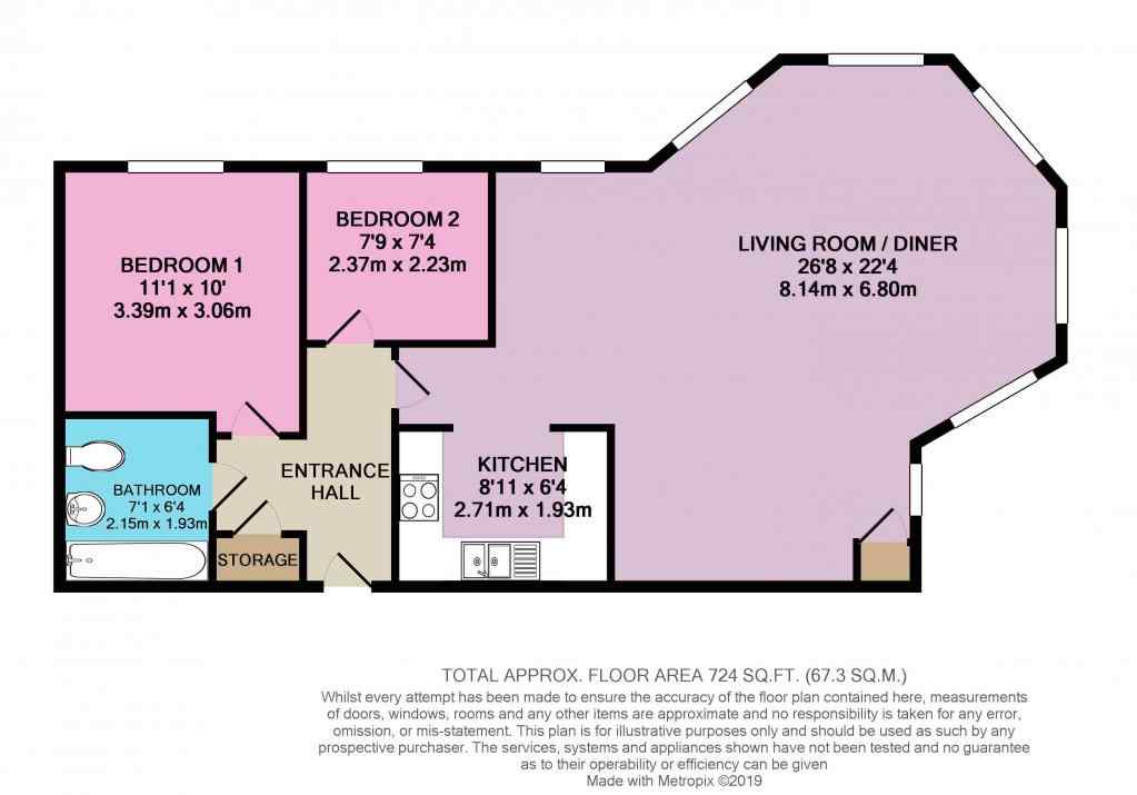 2 Bedrooms Flat for sale in Whinchat Gardens, Leighton Buzzard LU7