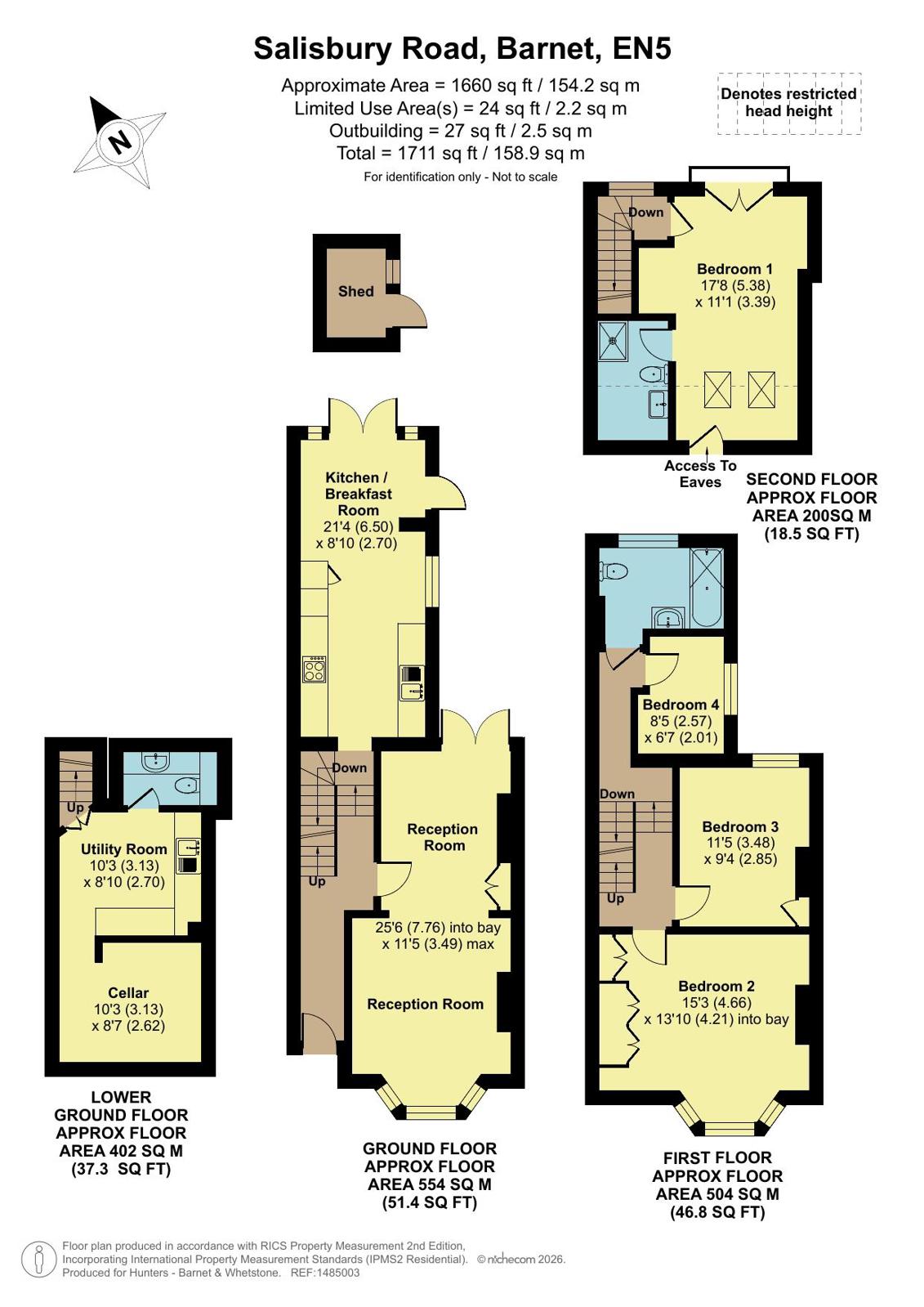 88, Salisbury Road, Barnet floorplan