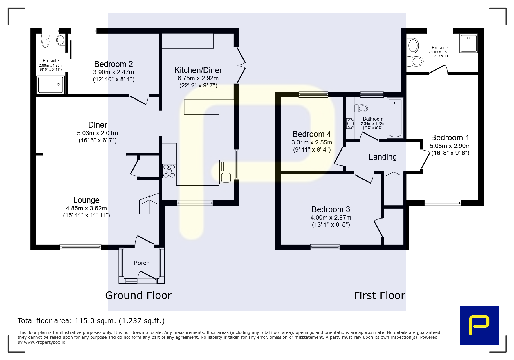 40, Etal Crescent, Jarrow floorplan