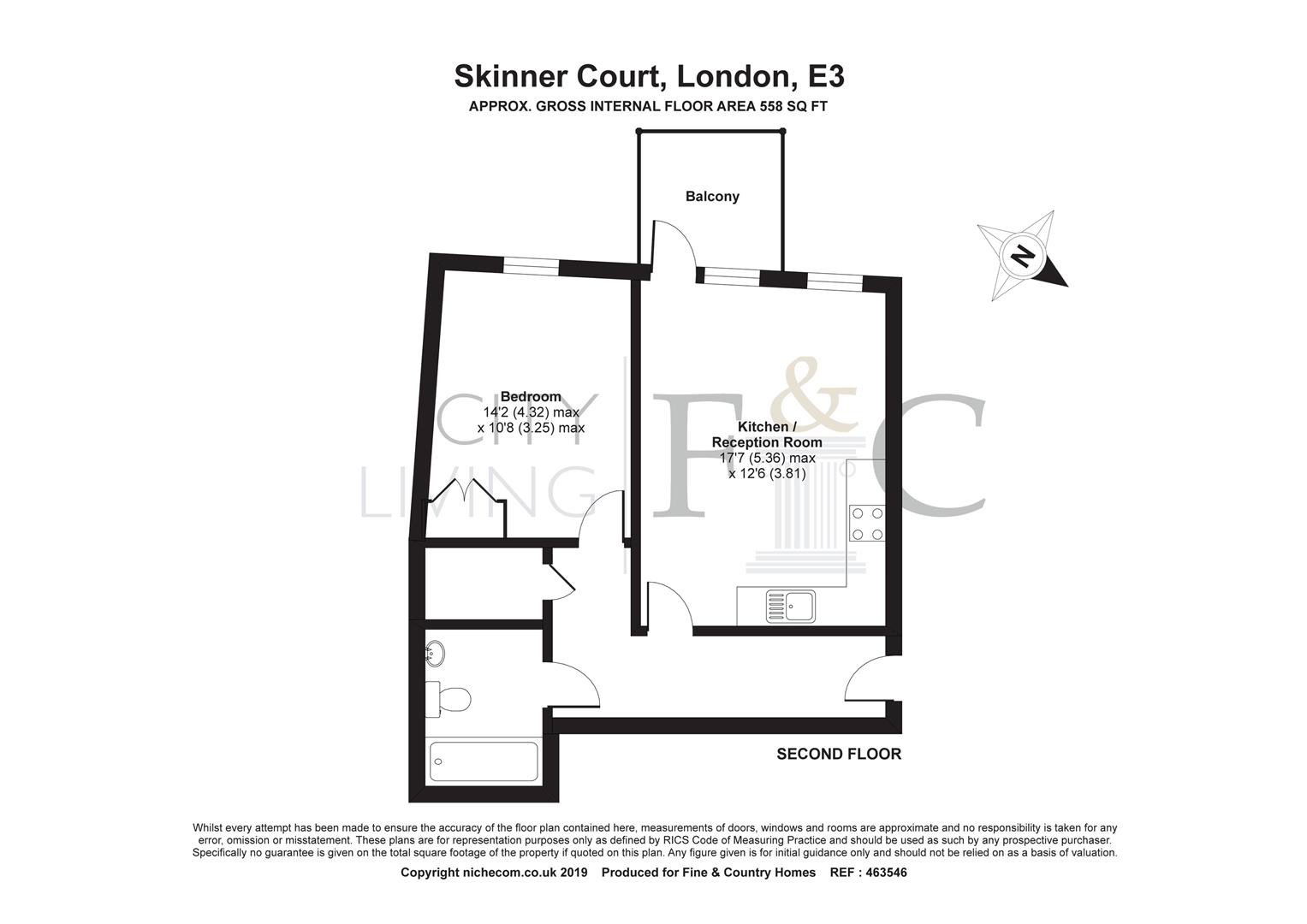 1 Bedrooms Flat for sale in Skinner Court, 10 Barry Blandford Way, London E3