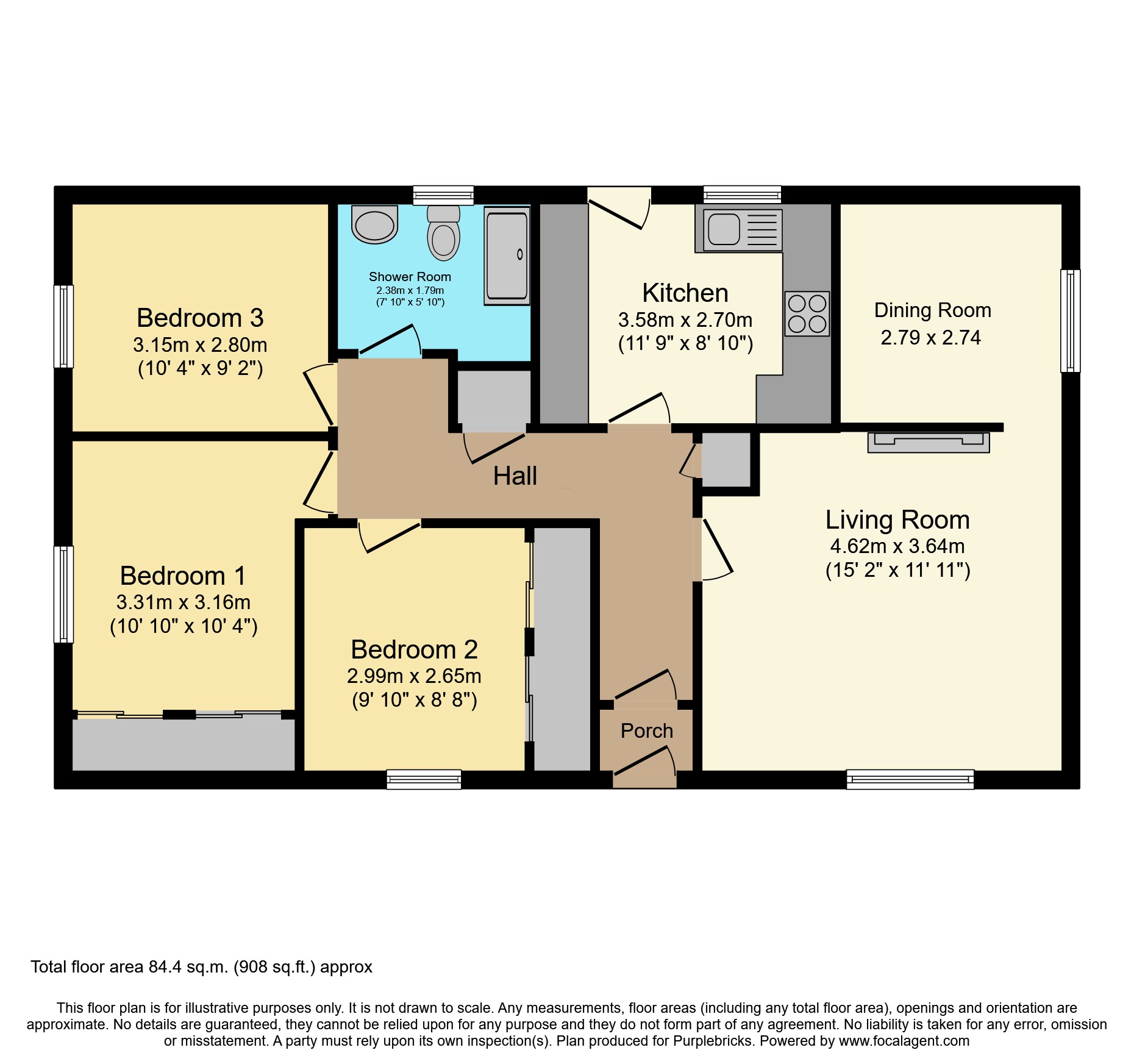 8, Capel Park, Frinton-on-Sea floorplan