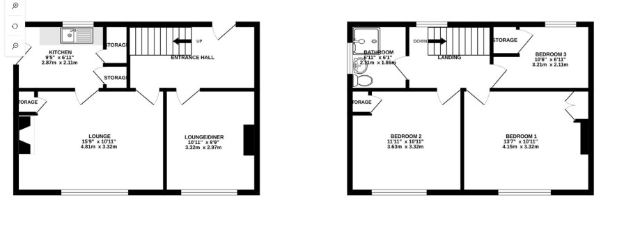 22 Heather Way, Holymoorside, Chesterfield floorplan