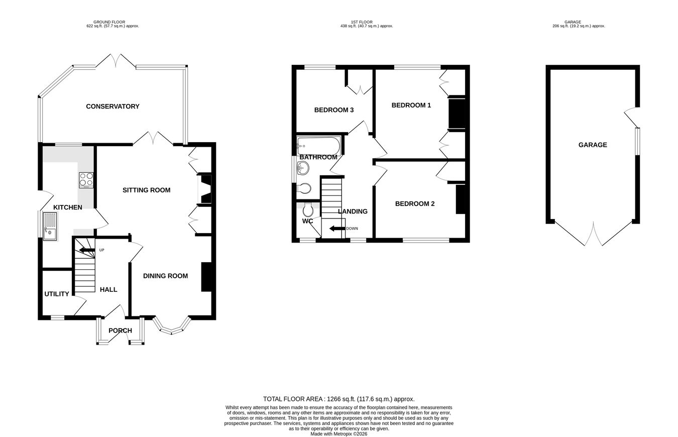 21, Crescent Road, Alderley Edge floorplan