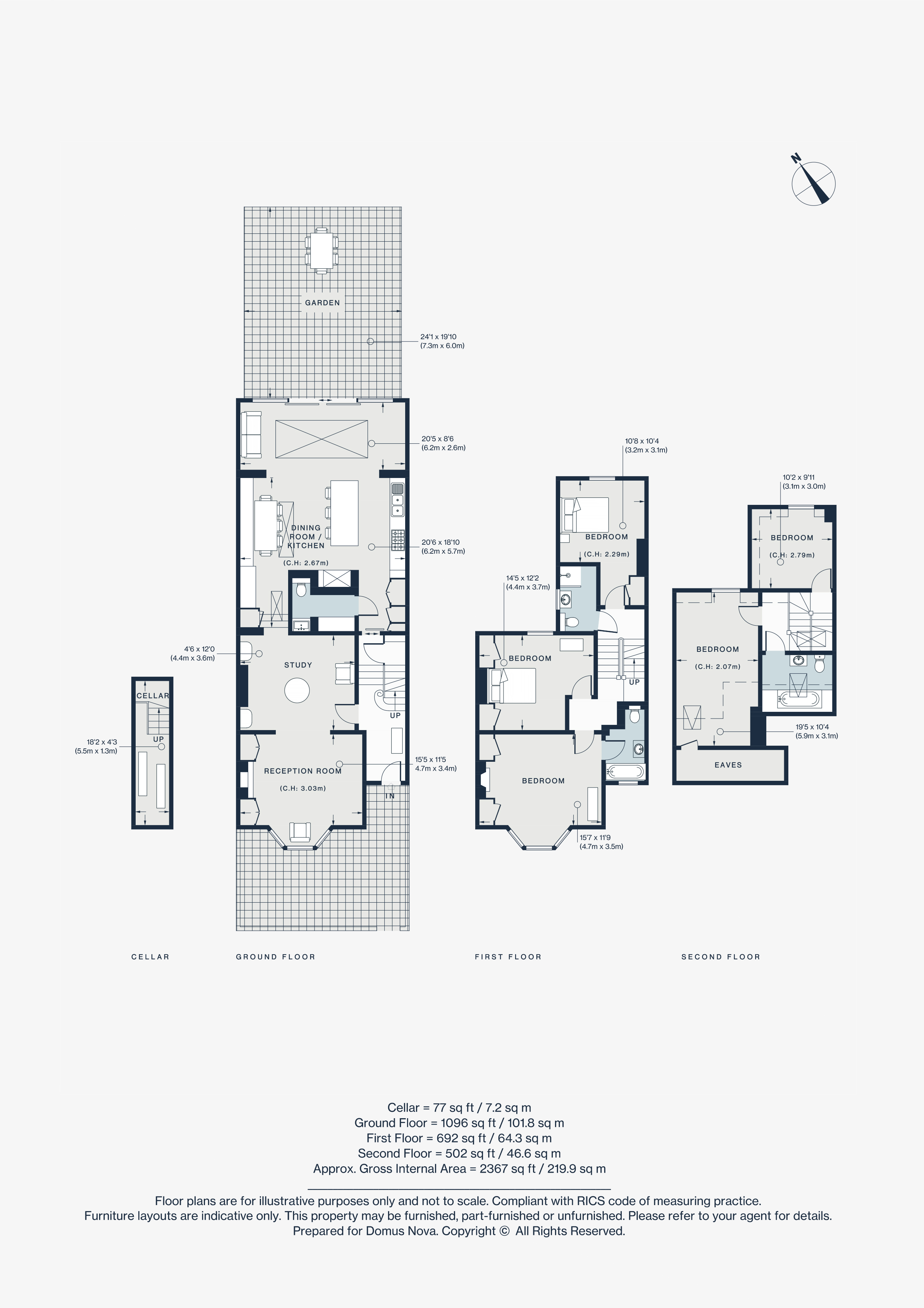 Bloemfontein Road, London floorplan